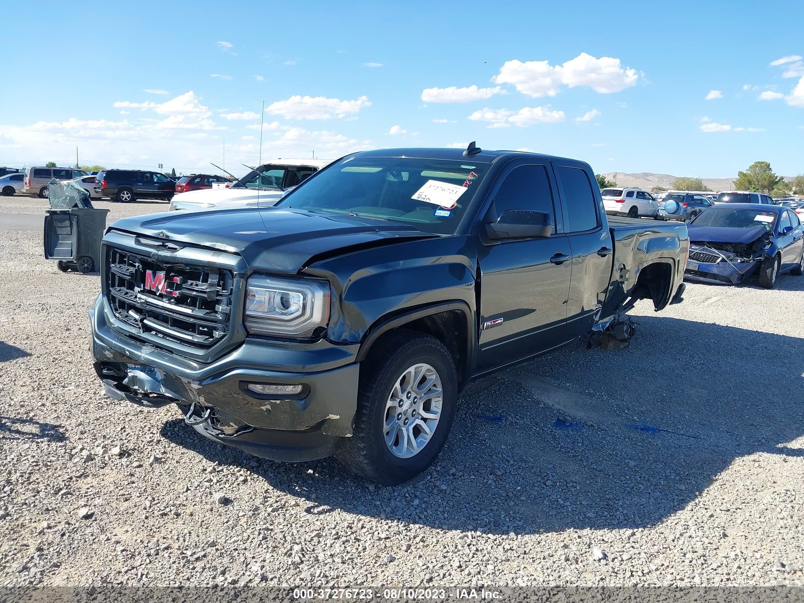 2017 GMC Sierra 1500 Slt vin: 1GTV2NEC7HZ267899