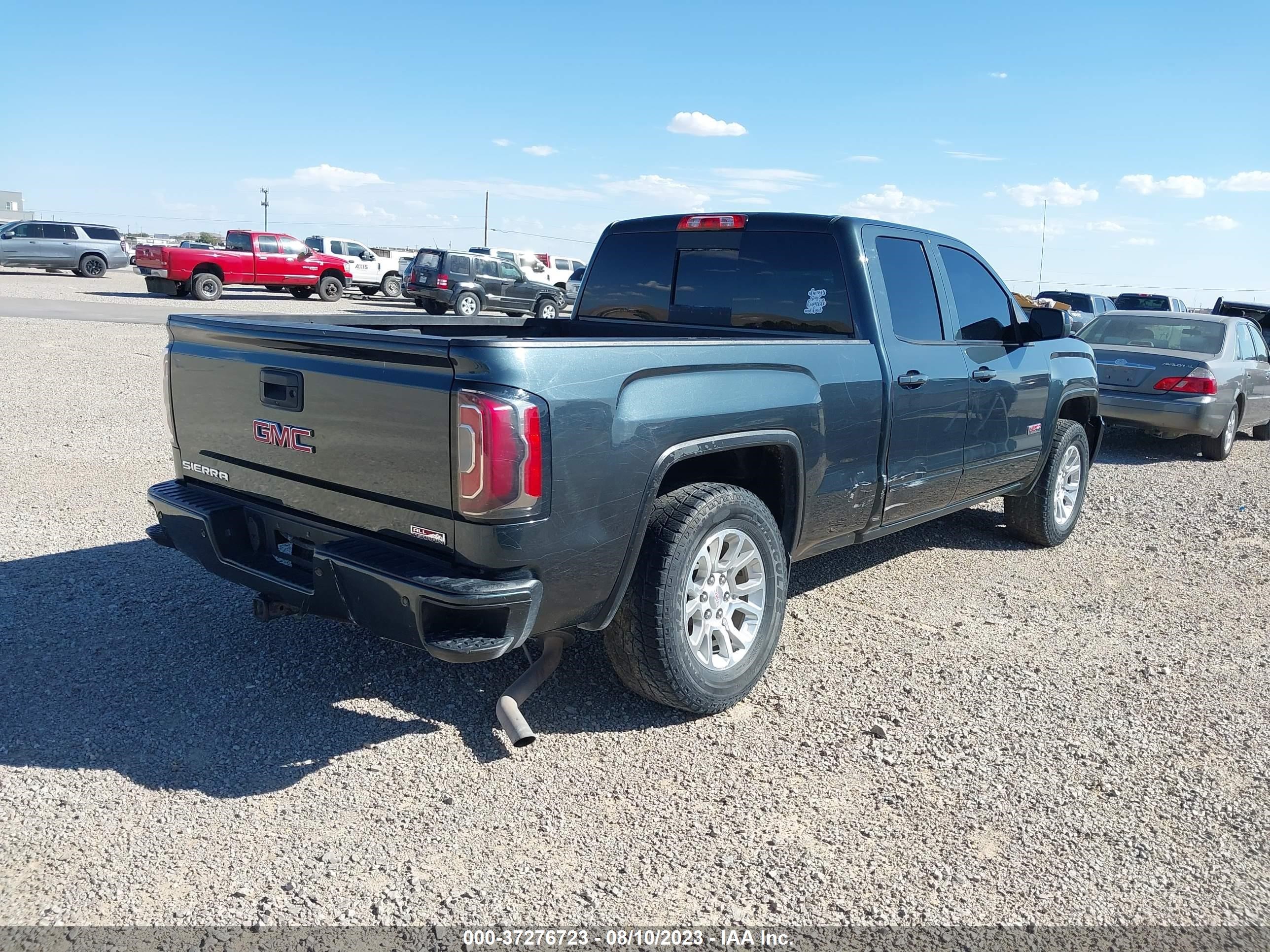 2017 GMC Sierra 1500 Slt vin: 1GTV2NEC7HZ267899