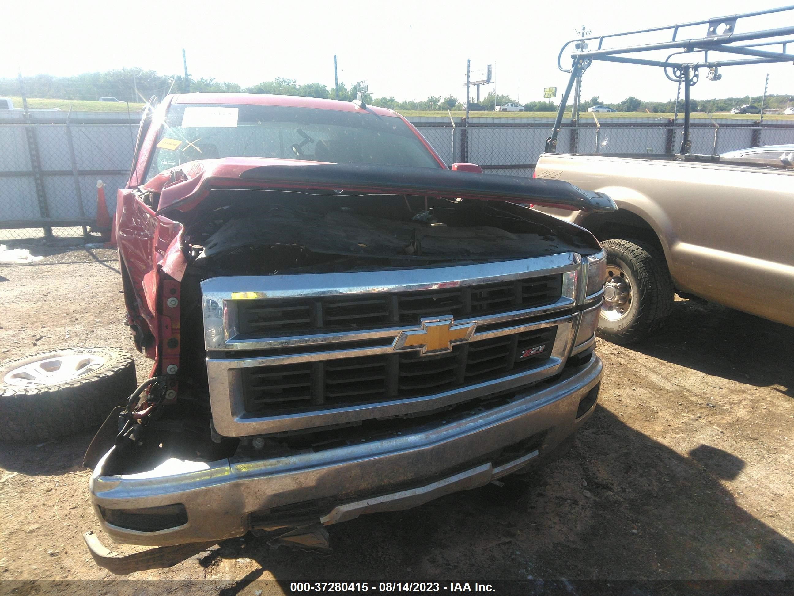 2015 Chevrolet Silverado 1500 2Lt vin: 3GCUKRECXFG137583