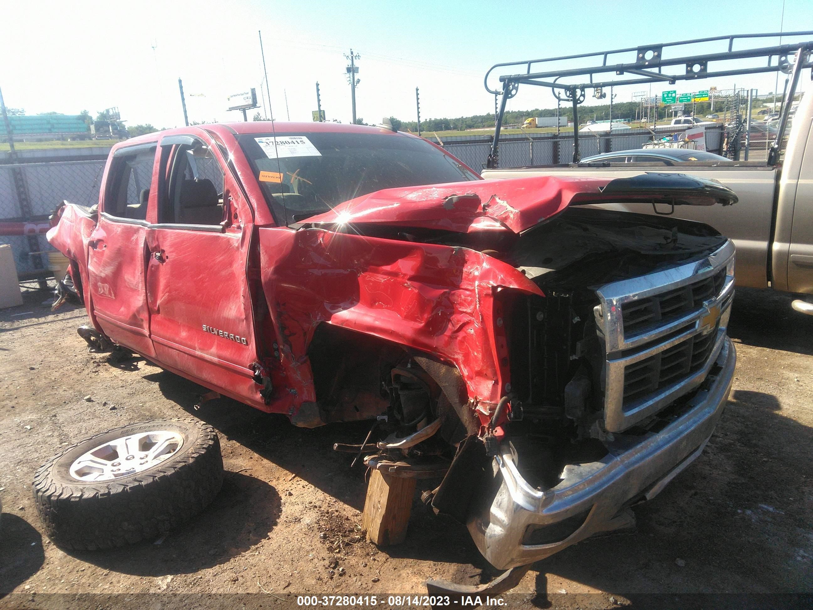 2015 Chevrolet Silverado 1500 2Lt vin: 3GCUKRECXFG137583