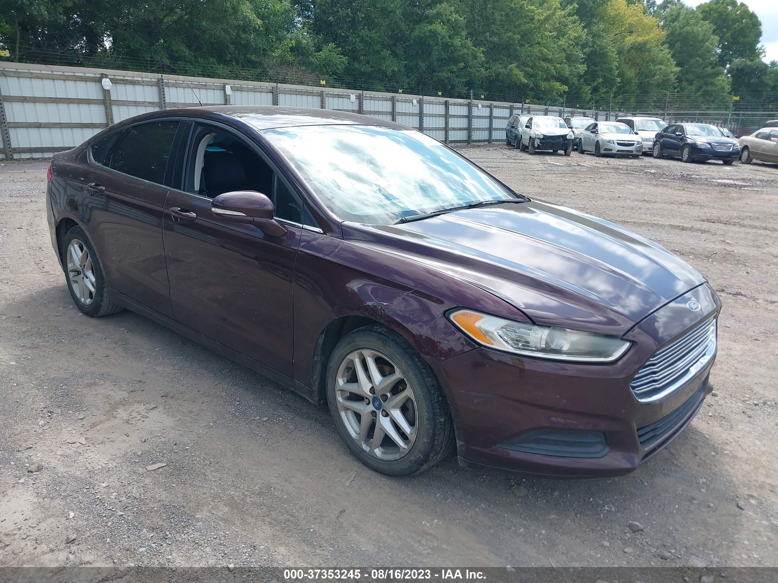 2013 Ford Fusion Se vin: 3FA6P0H71DR111739