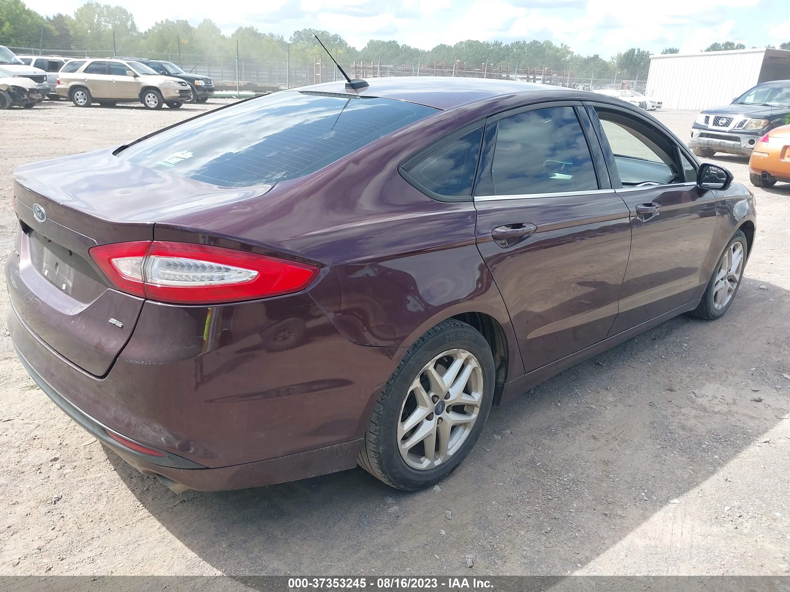 2013 Ford Fusion Se vin: 3FA6P0H71DR111739