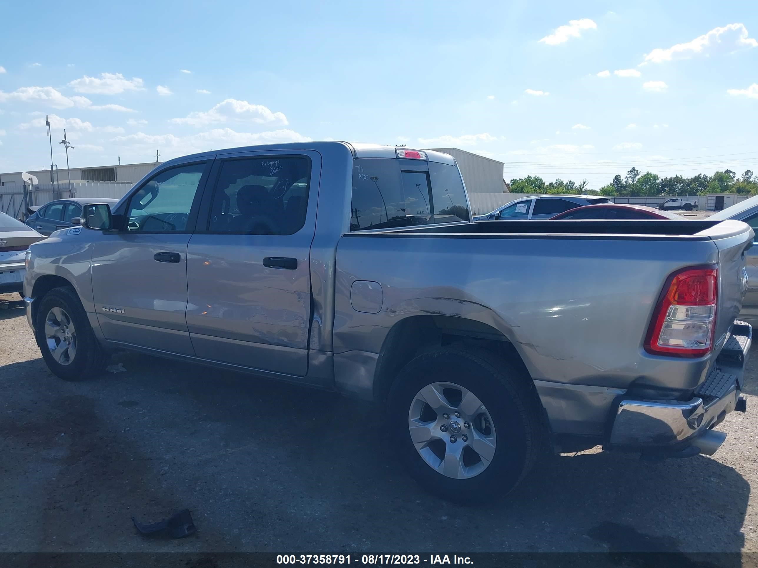 2023 Ram 1500 Big Horn 4X2 5'7" Box vin: 1C6RREFT5PN534532