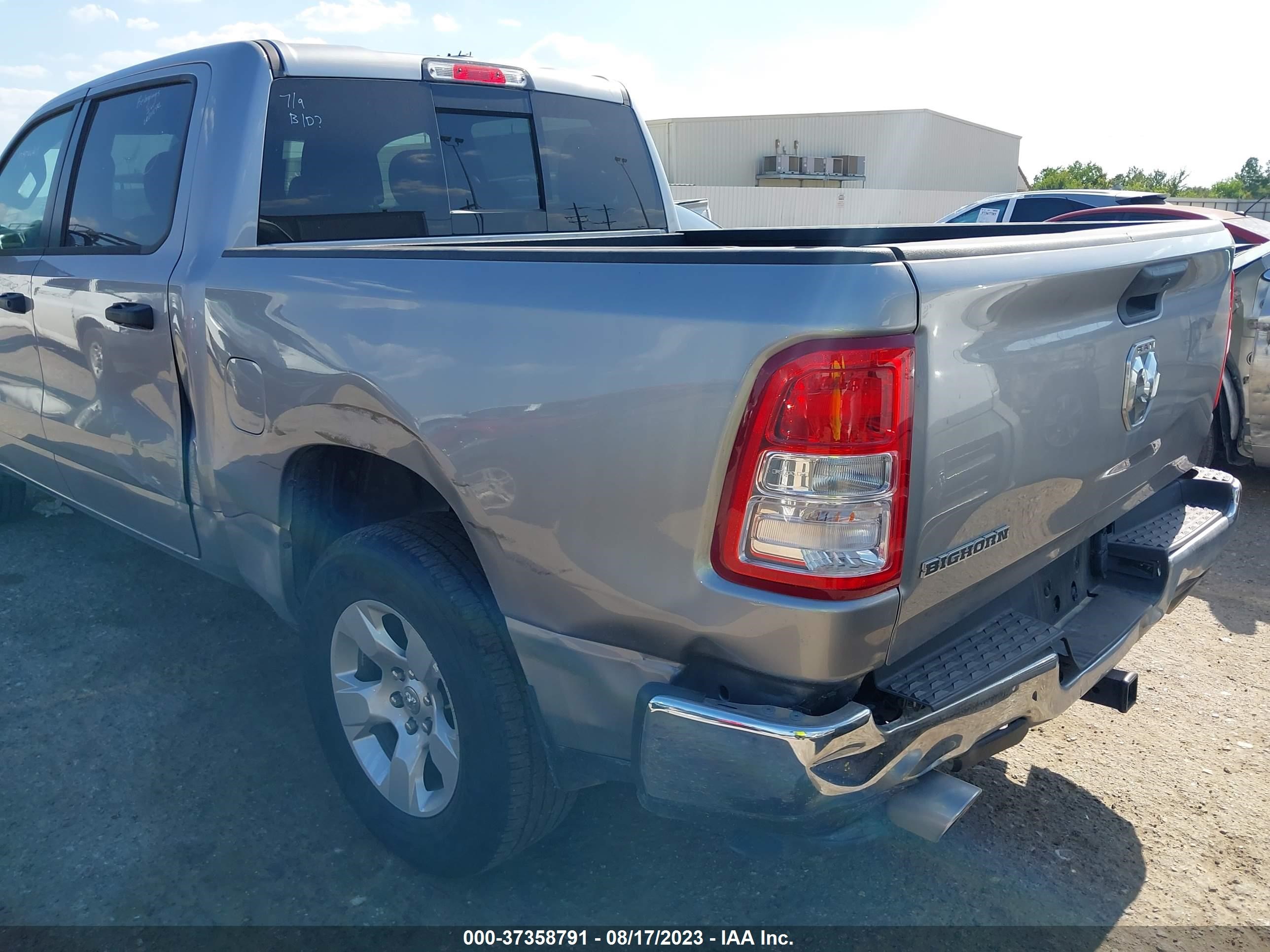 2023 Ram 1500 Big Horn 4X2 5'7" Box vin: 1C6RREFT5PN534532