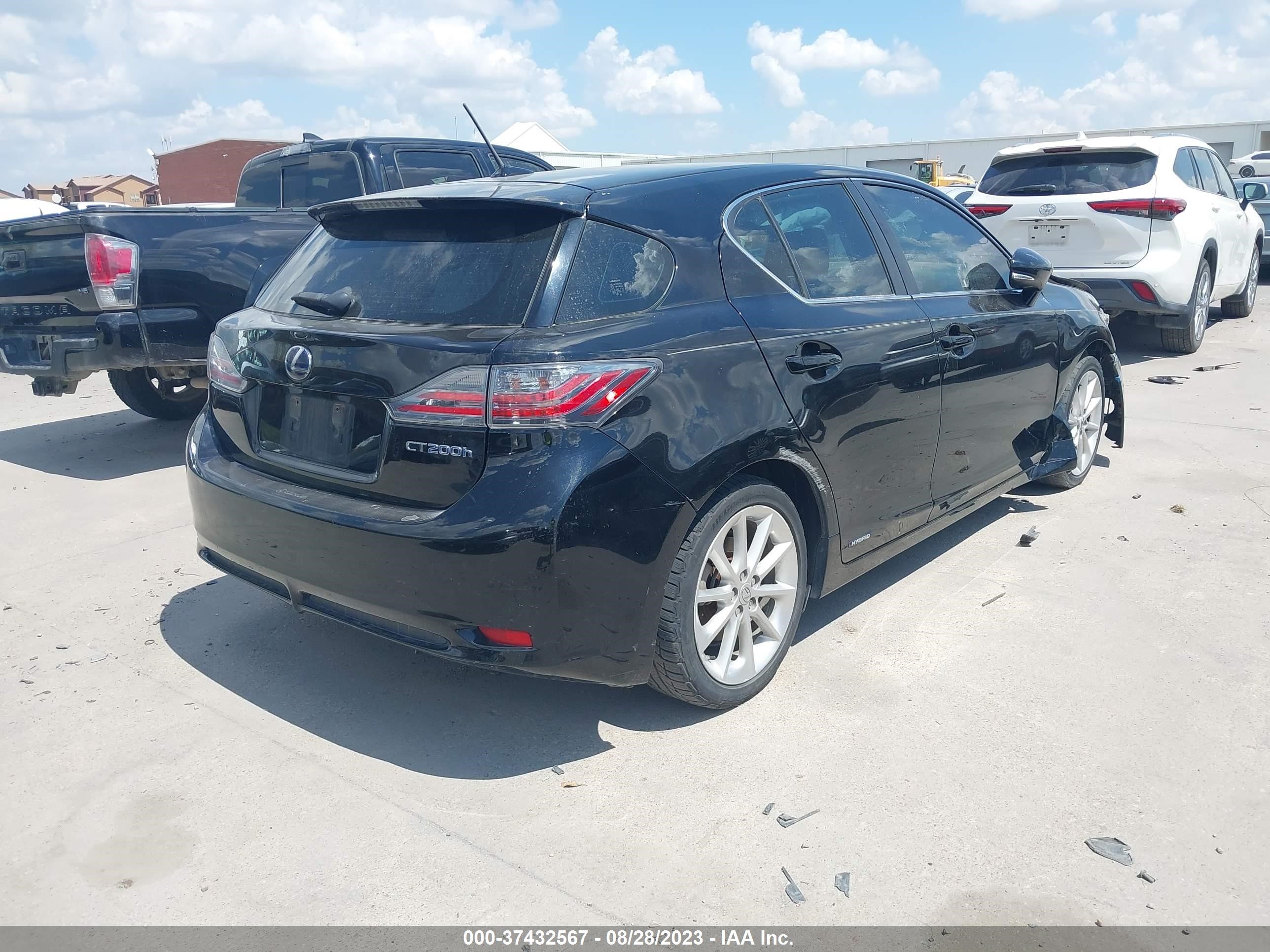 2012 Lexus Ct 200H Premium vin: JTHKD5BH3C2107211