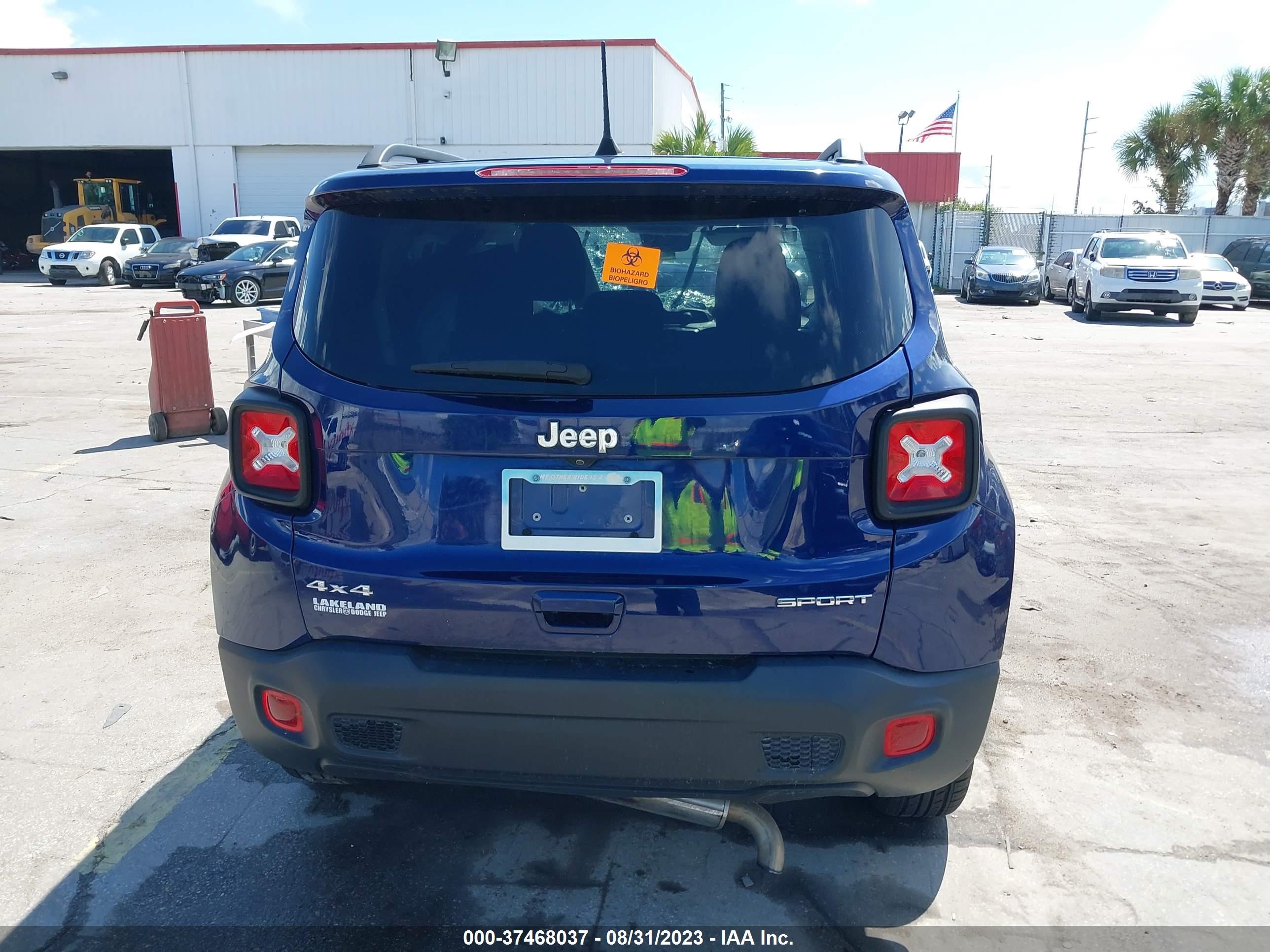 2019 Jeep Renegade Sport 4X4 vin: ZACNJBABXKPK82978