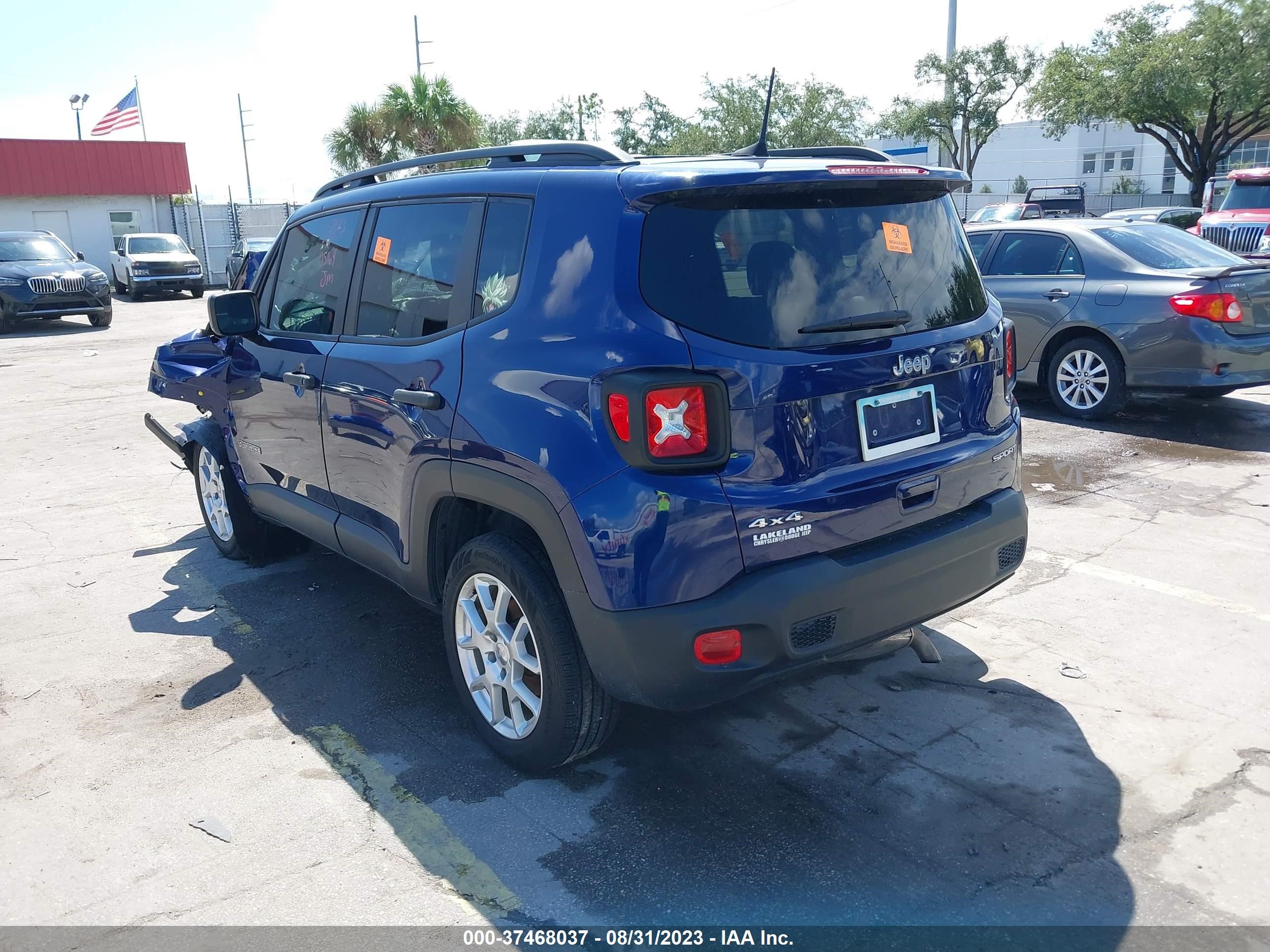 2019 Jeep Renegade Sport 4X4 vin: ZACNJBABXKPK82978