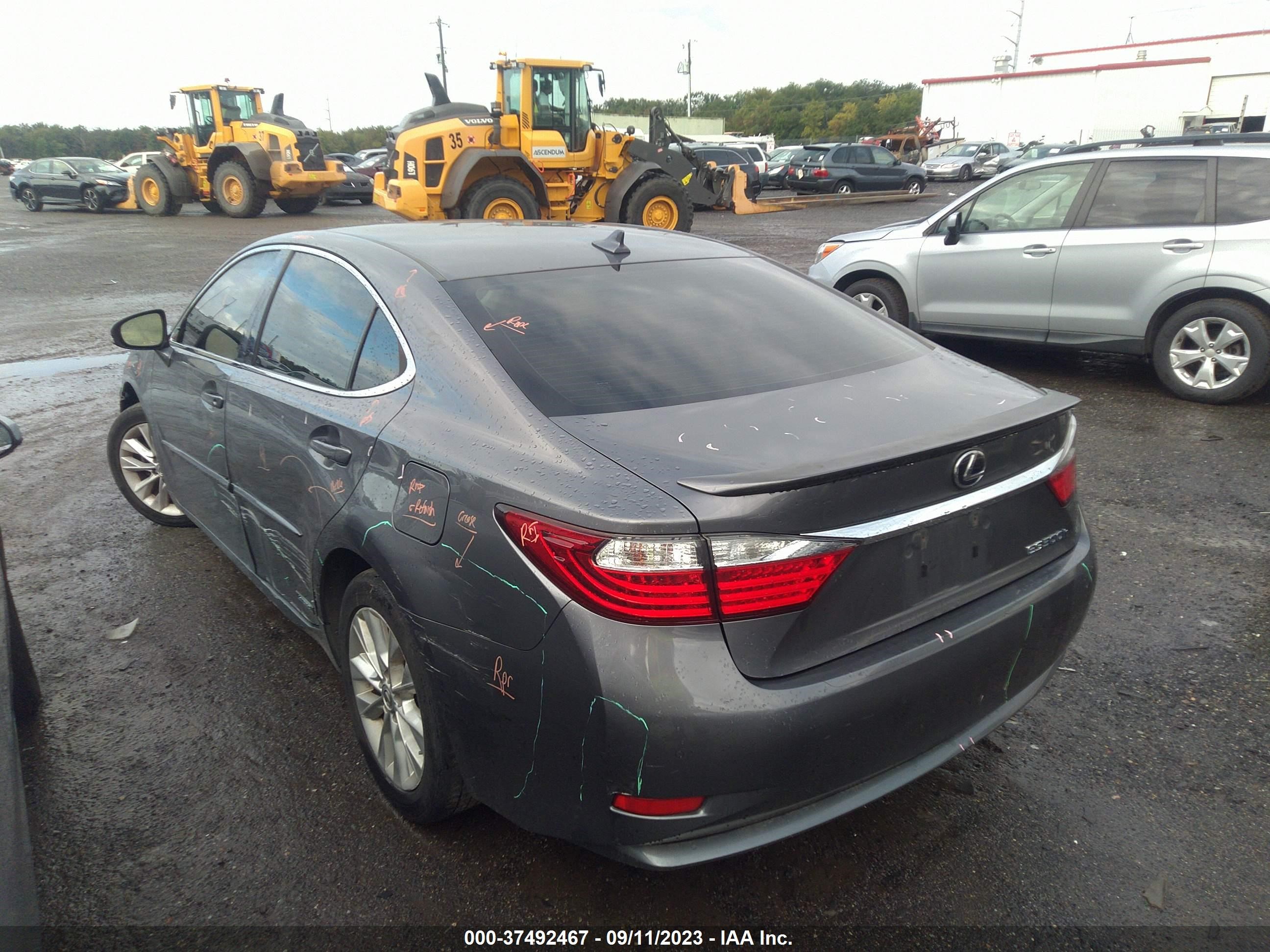 2013 Lexus Es 300H vin: JTHBW1GG0D2023982