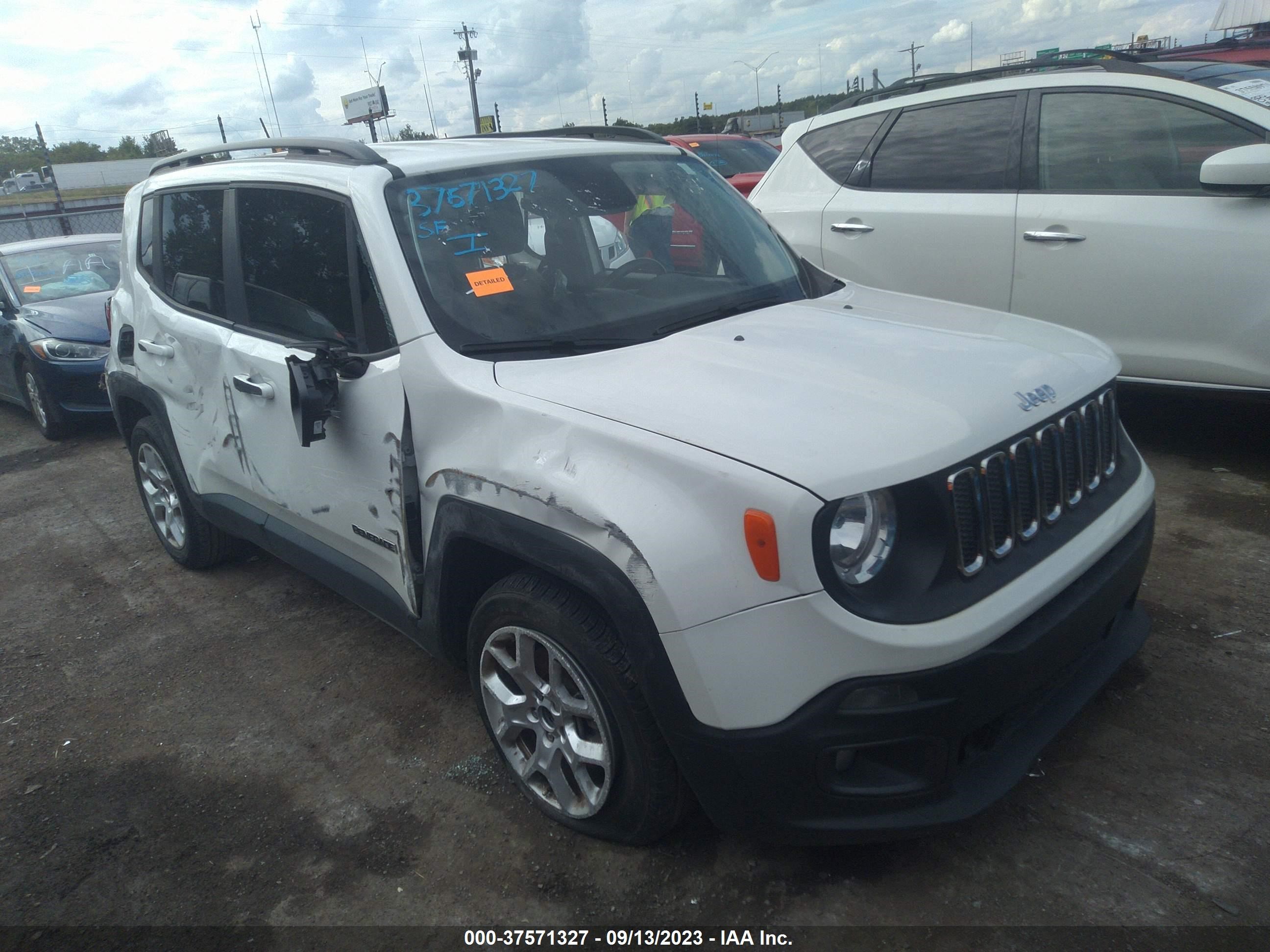 2017 Jeep Renegade Latitude Fwd vin: ZACCJABB0HPG52525