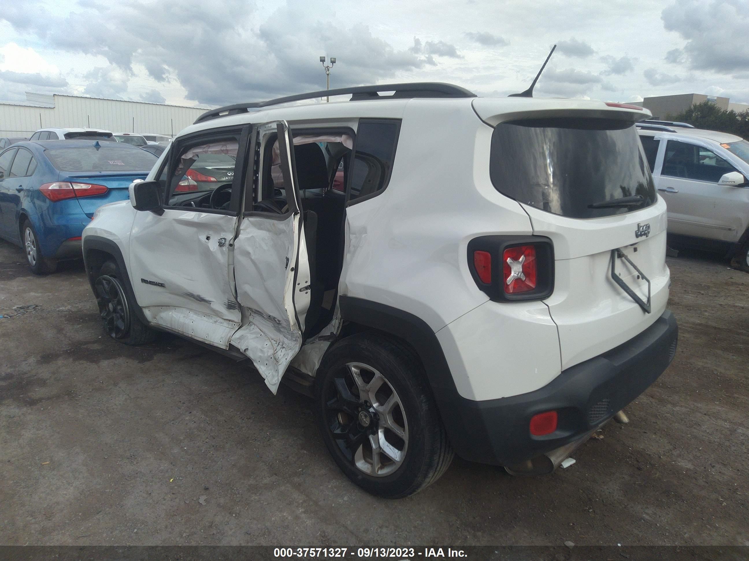 2017 Jeep Renegade Latitude Fwd vin: ZACCJABB0HPG52525