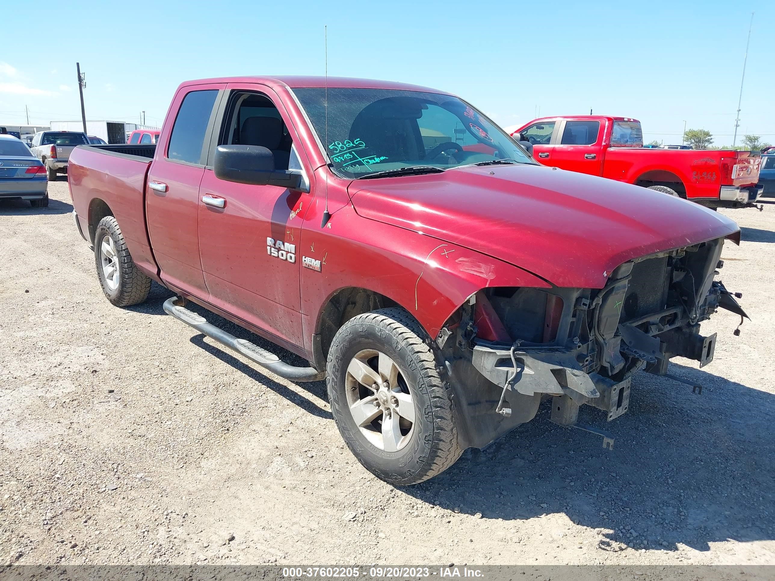 2014 Ram 1500 Slt/Big Horn vin: 1C6RR6GT5ES278041