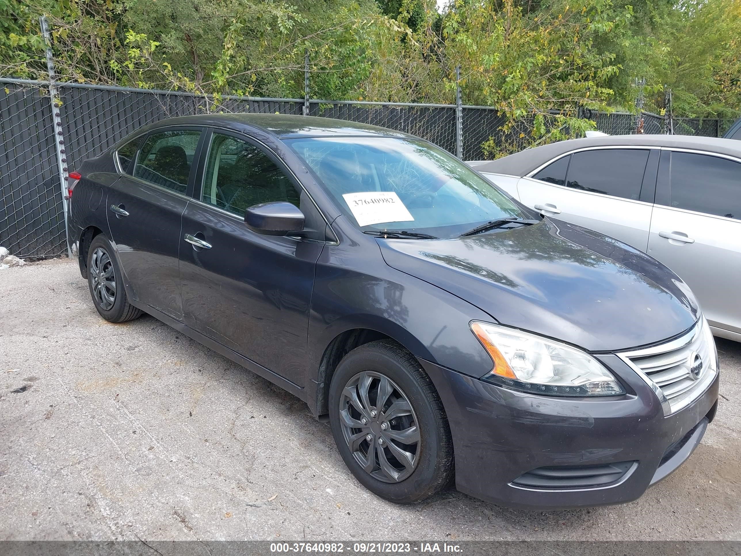 2014 Nissan Sentra Fe+ S/Fe+ Sv/S/Sv/Sr/Sl vin: 3N1AB7AP6EY215384