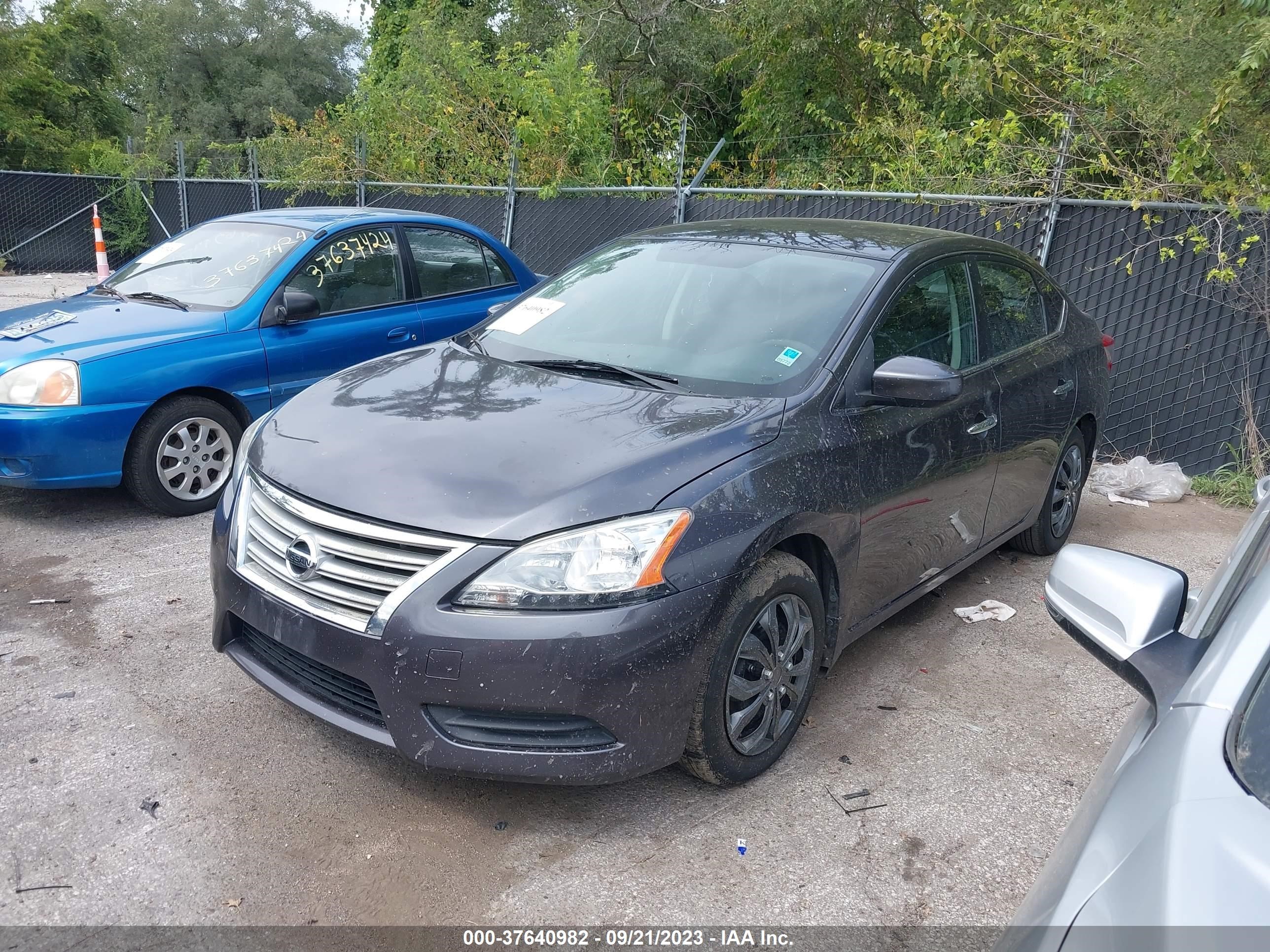 2014 Nissan Sentra Fe+ S/Fe+ Sv/S/Sv/Sr/Sl vin: 3N1AB7AP6EY215384