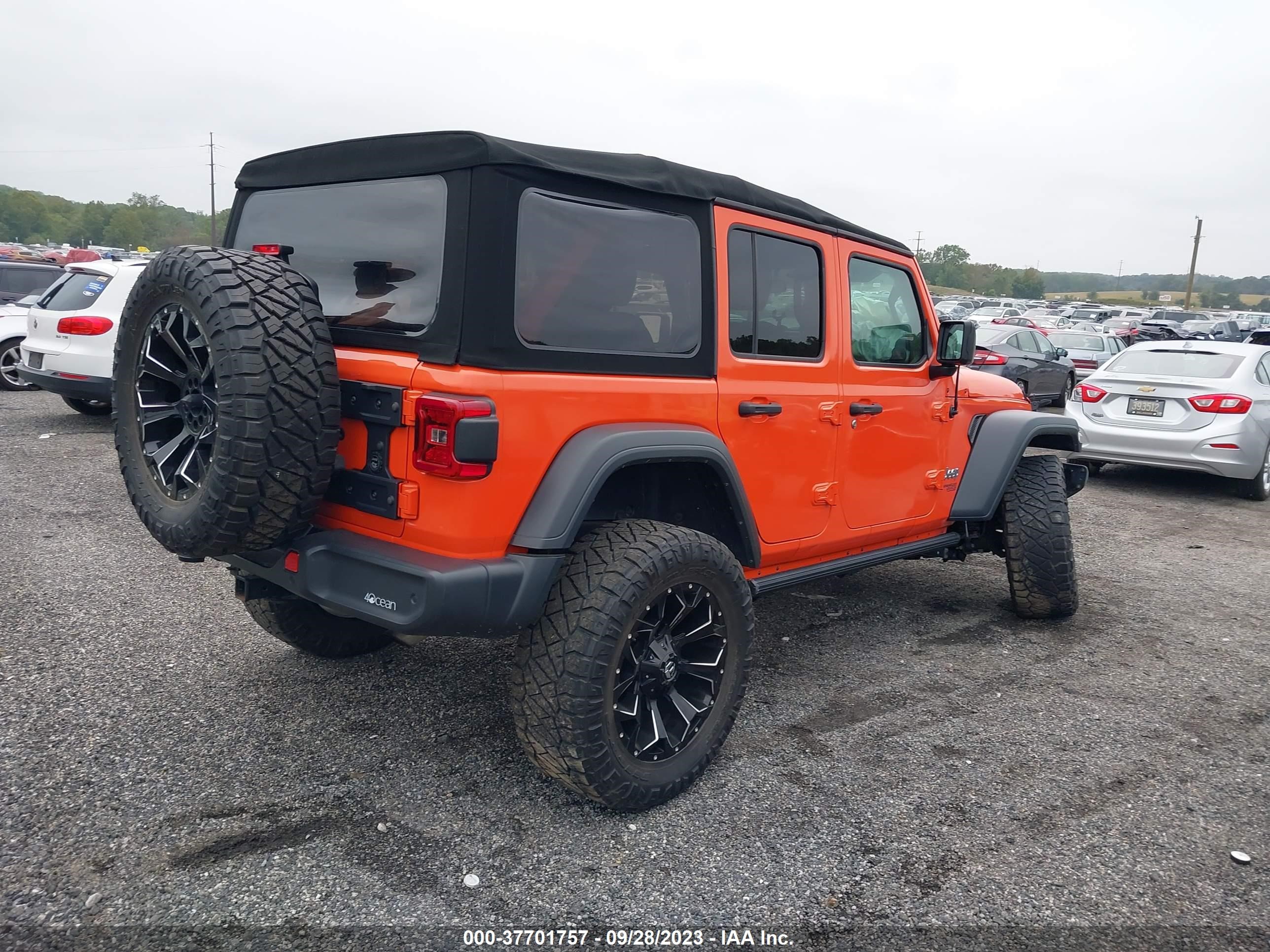 2018 Jeep Wrangler Unlimited Sport S 4X4 vin: 1C4HJXDN7JW246993