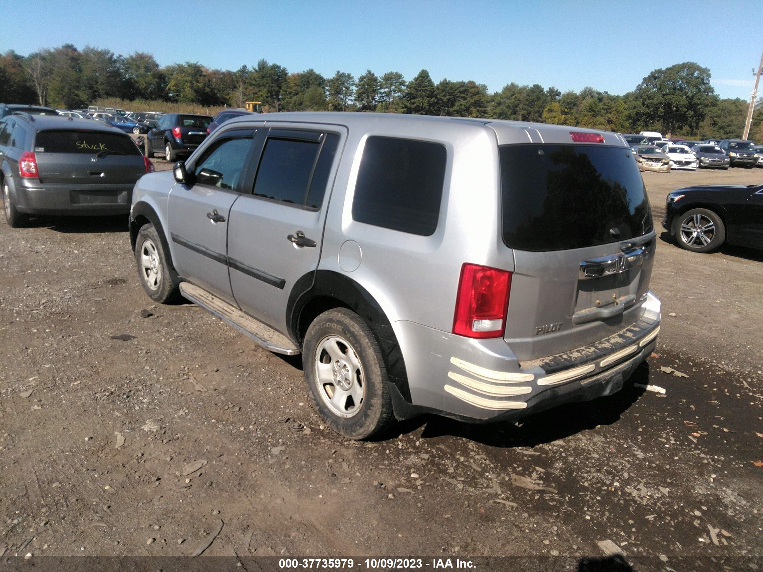 2014 Honda Pilot Lx vin: 5FNYF4H28EB001078