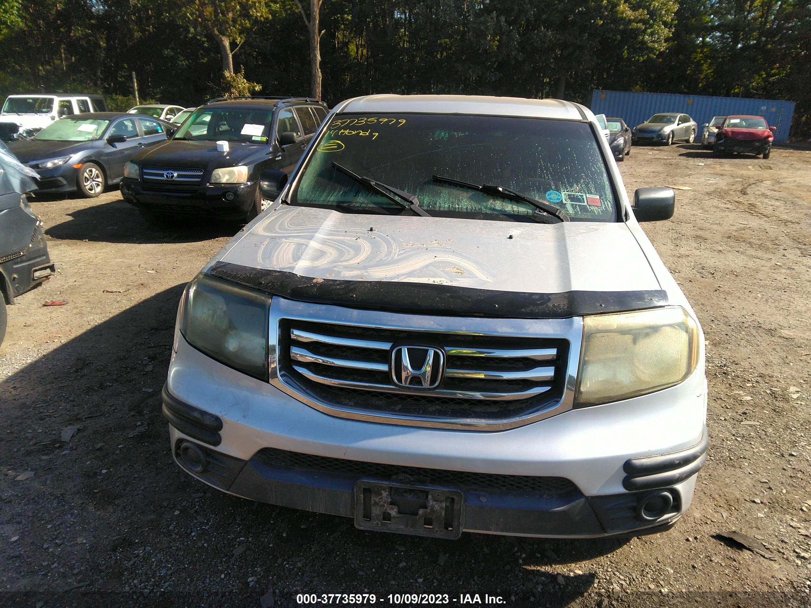 2014 Honda Pilot Lx vin: 5FNYF4H28EB001078