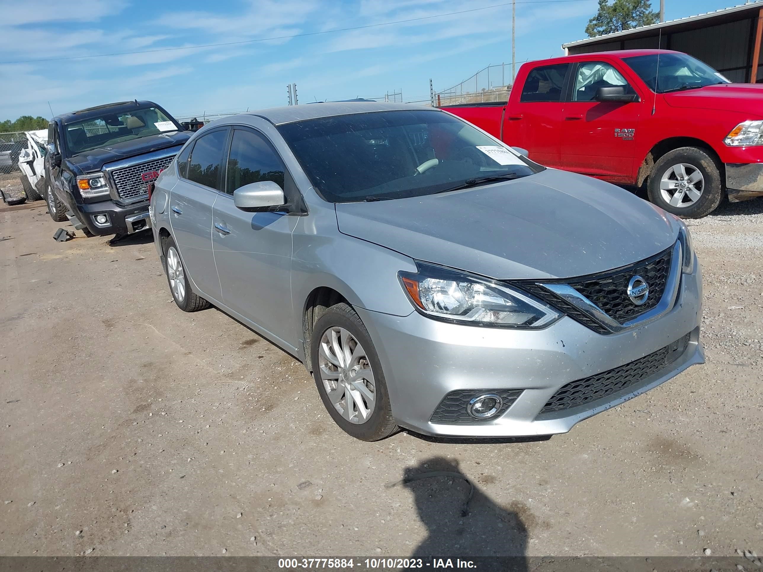 2018 Nissan Sentra Sv vin: 3N1AB7APXJL638640