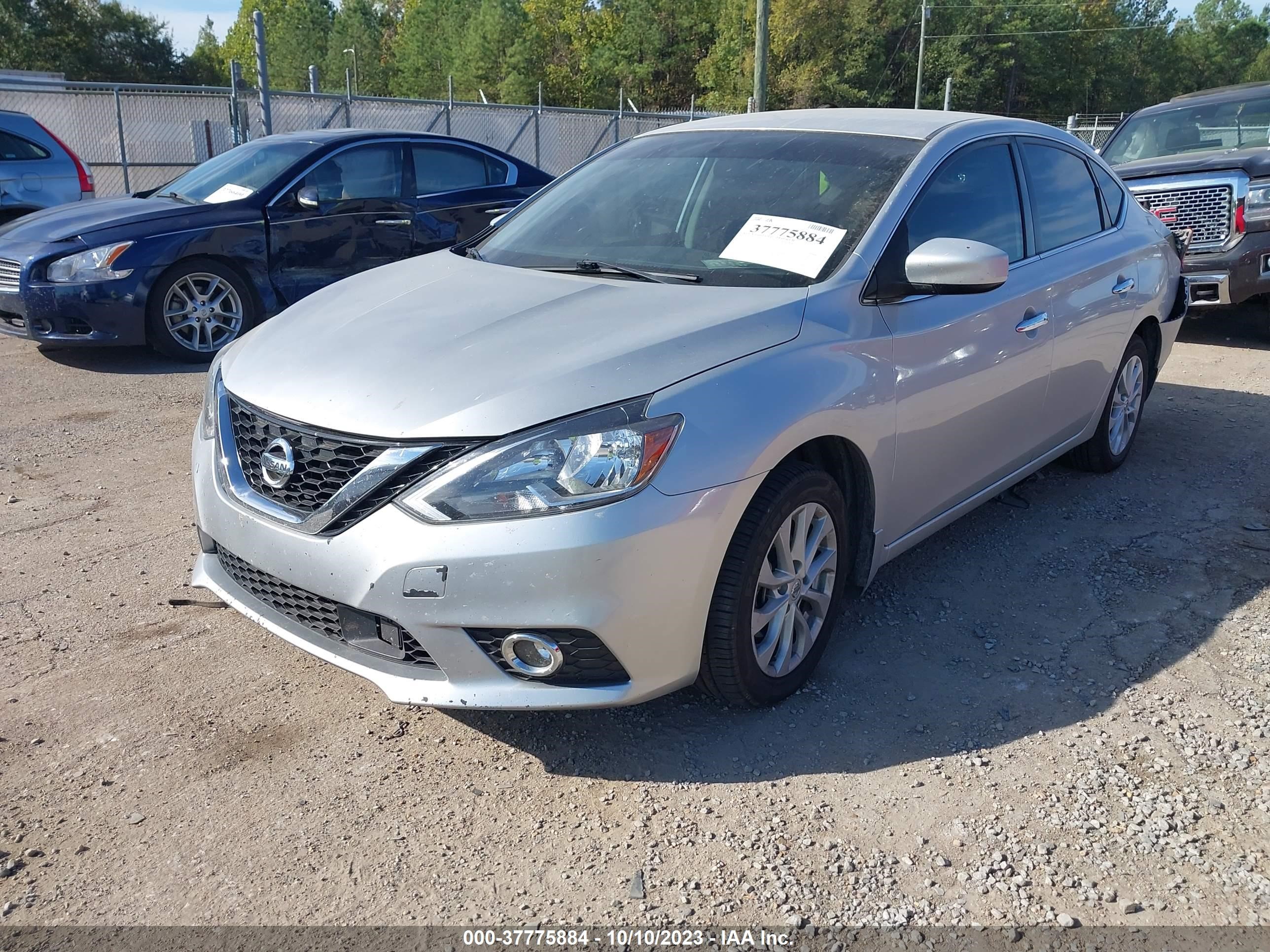 2018 Nissan Sentra Sv vin: 3N1AB7APXJL638640