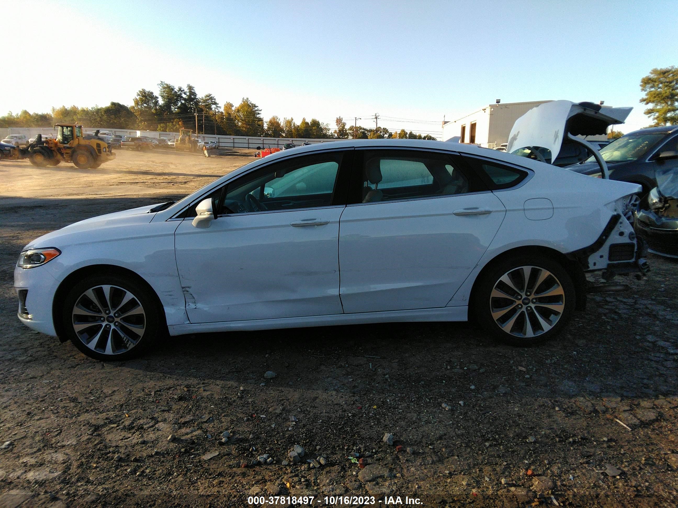 2019 Ford Fusion Sel vin: 3FA6P0E97KR134008