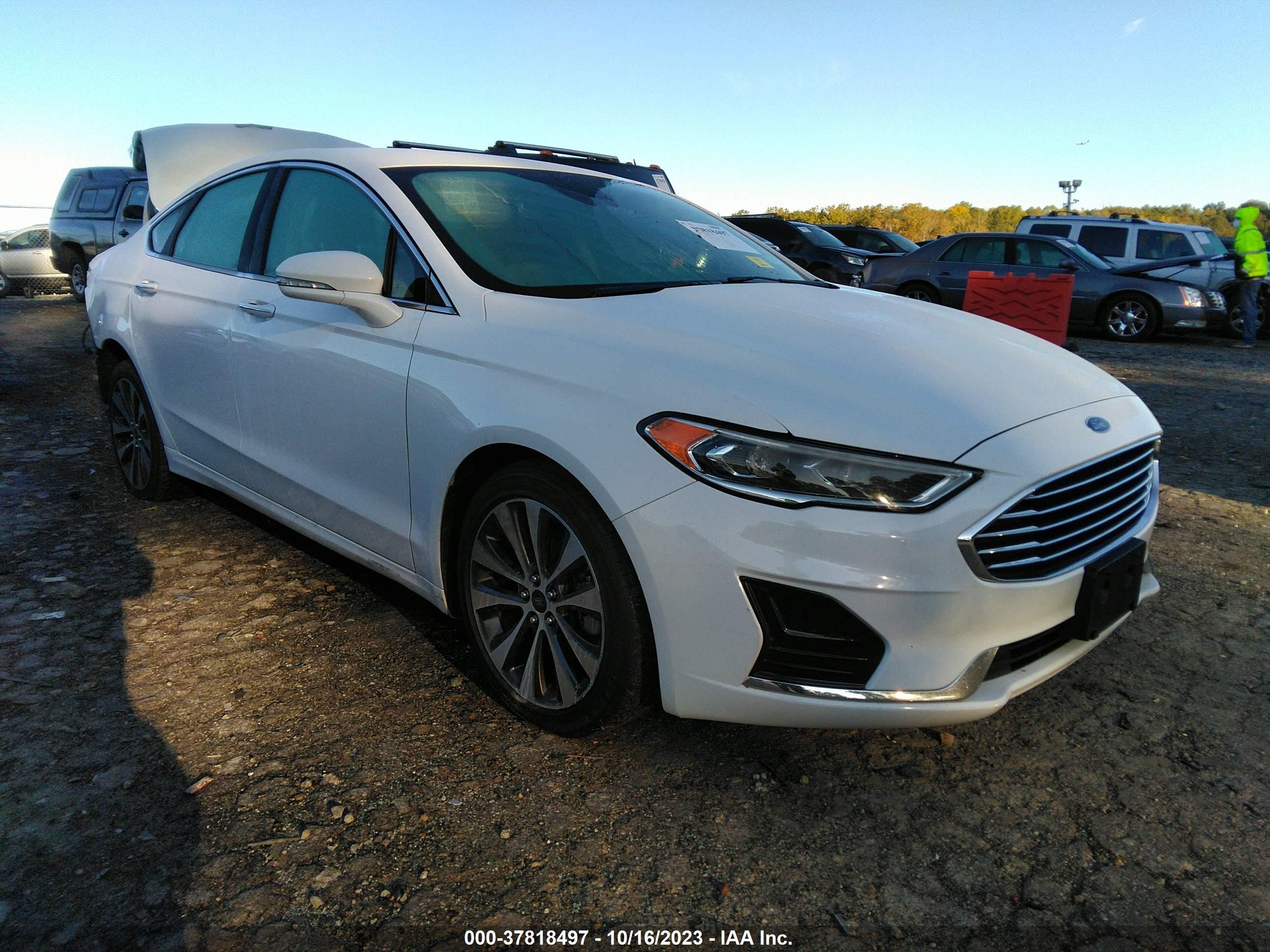 2019 Ford Fusion Sel vin: 3FA6P0E97KR134008