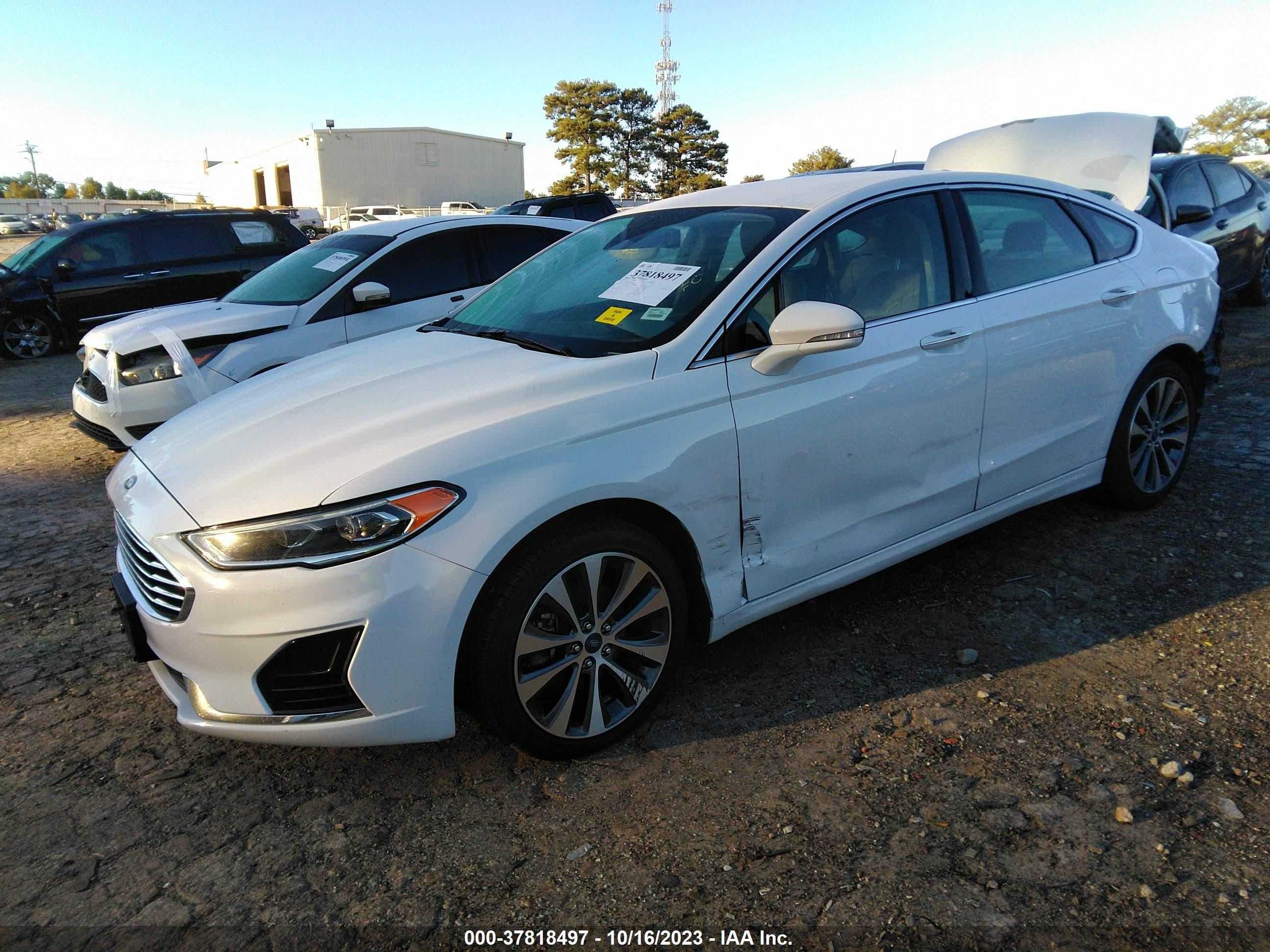 2019 Ford Fusion Sel vin: 3FA6P0E97KR134008