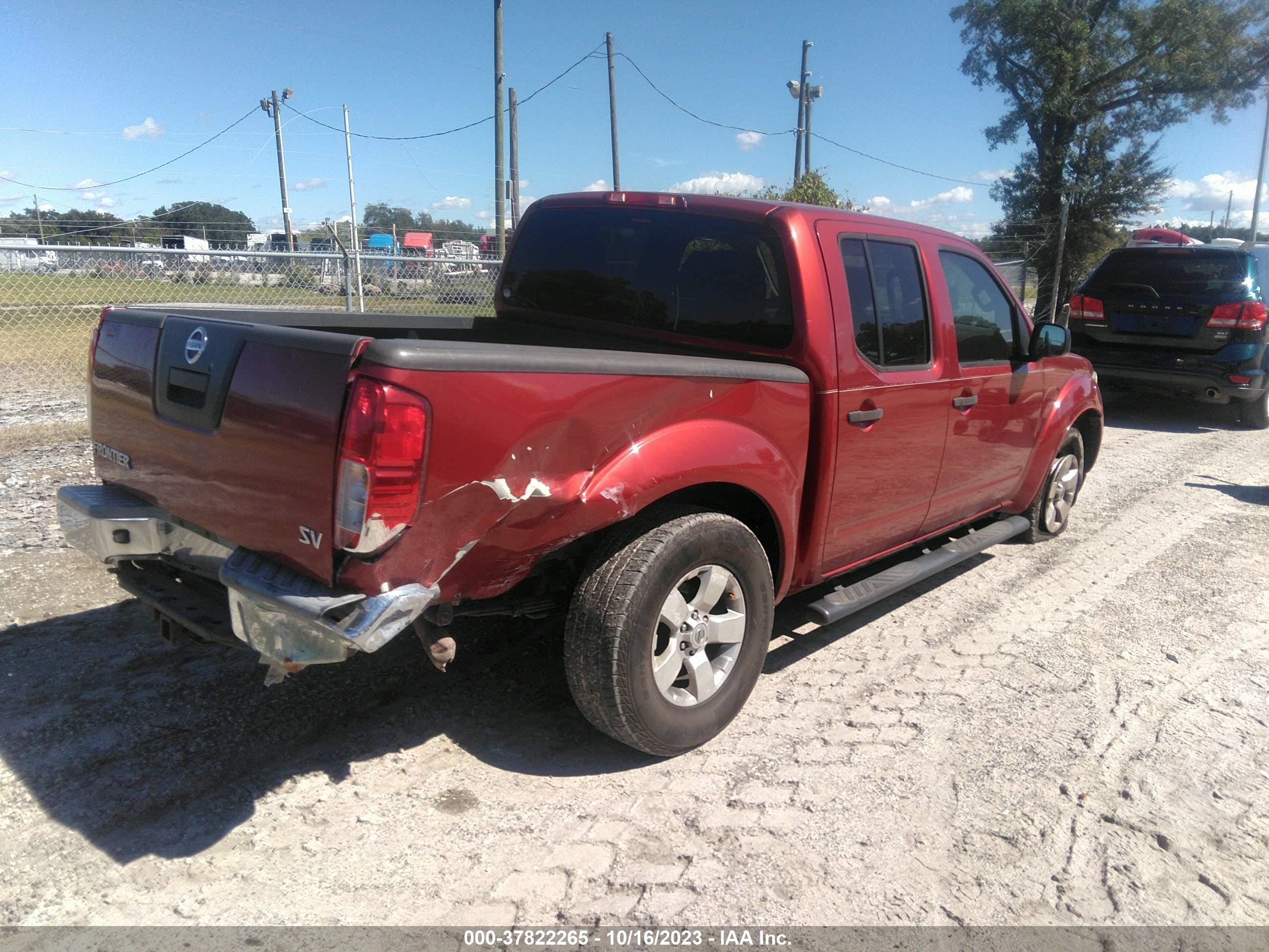 2012 Nissan Frontier Sv vin: 1N6AD0ER3CC441587