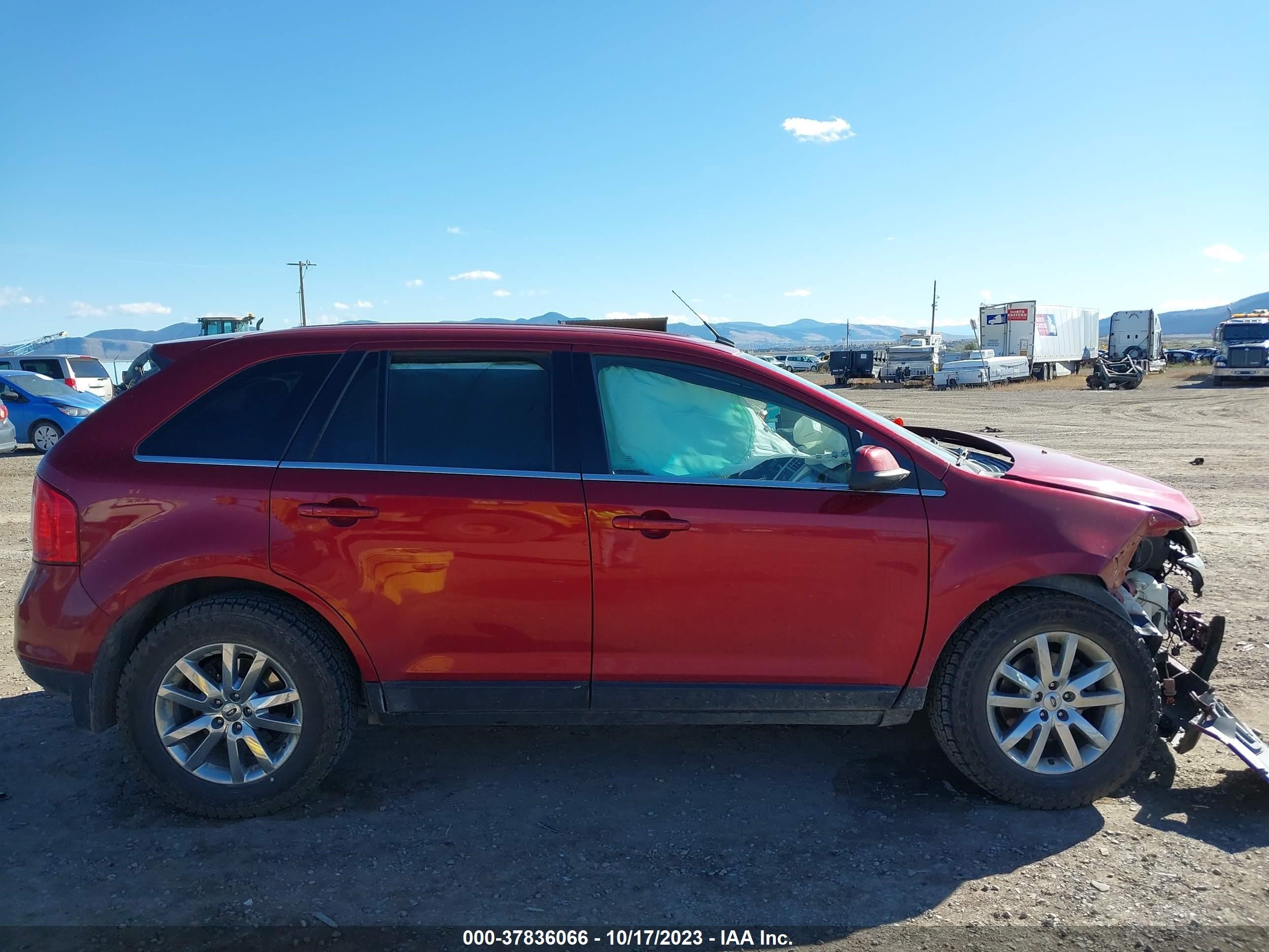 2013 Ford Edge Limited vin: 2FMDK4KC6DBC49543