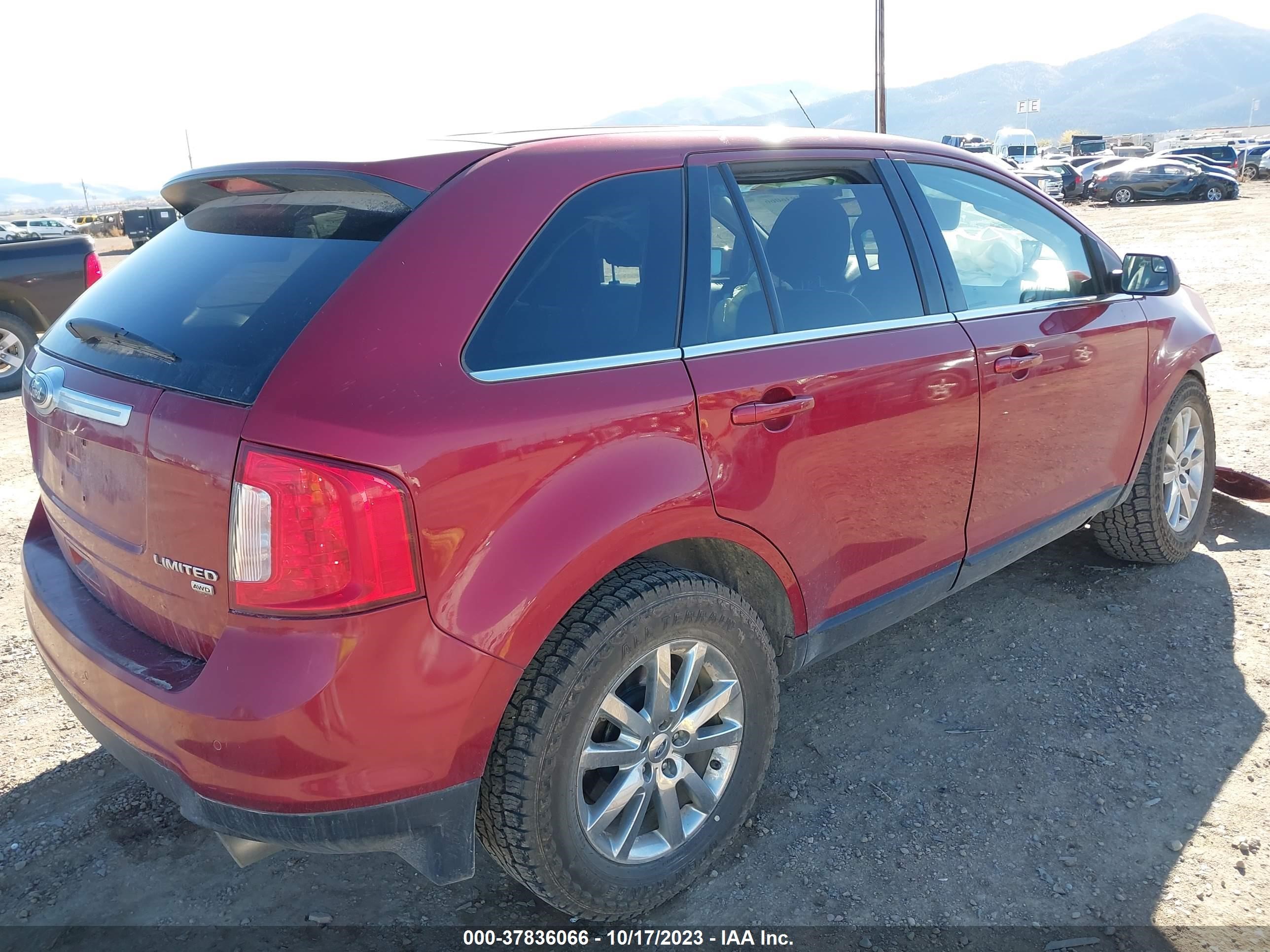 2013 Ford Edge Limited vin: 2FMDK4KC6DBC49543