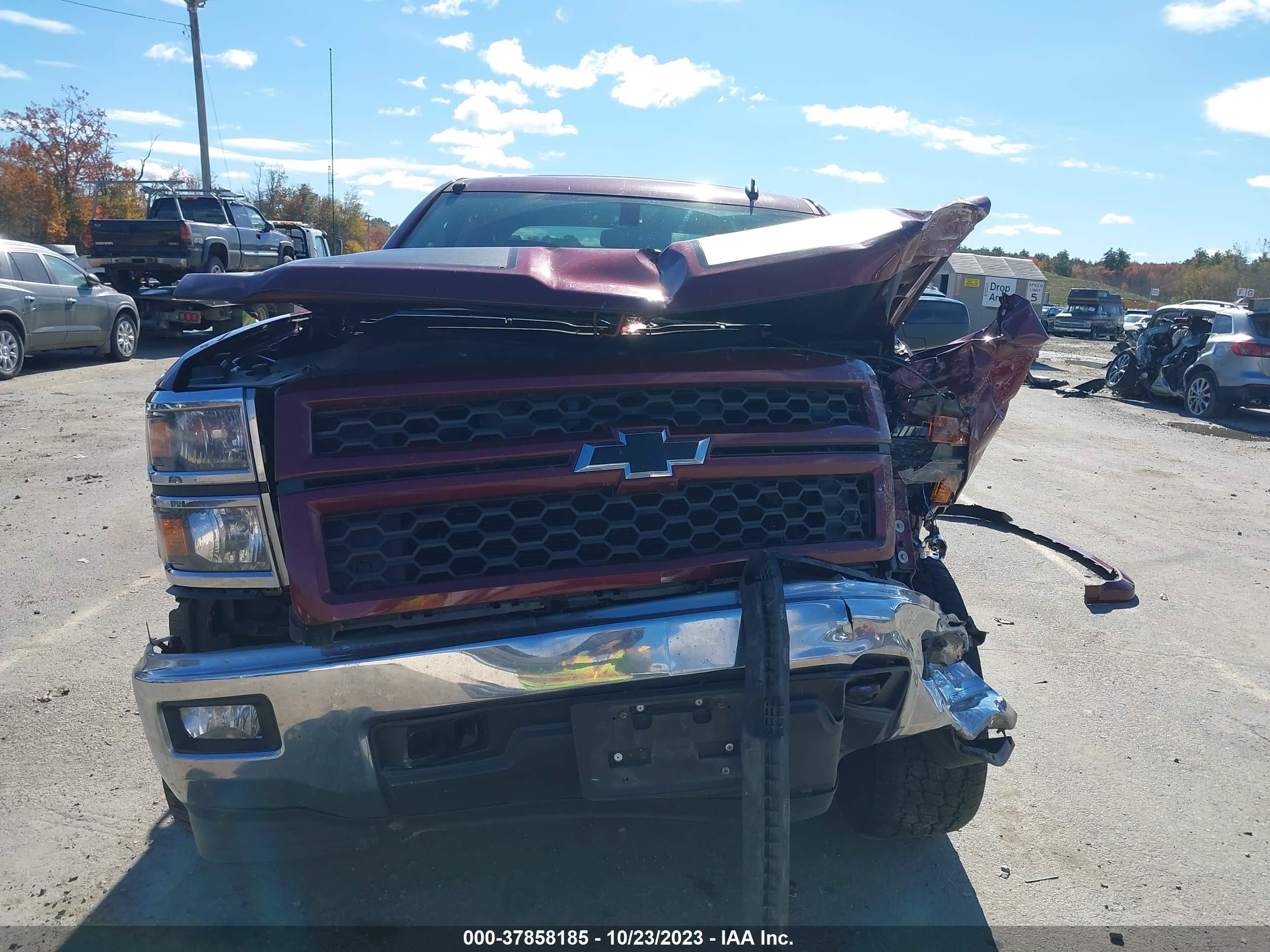 2014 Chevrolet Silverado 1500 Lt vin: 1GCVKRECXEZ397596