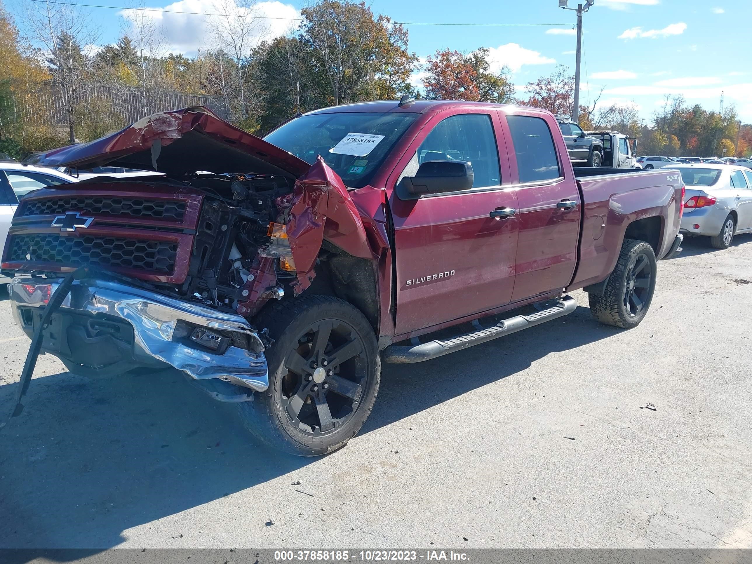 2014 Chevrolet Silverado 1500 Lt vin: 1GCVKRECXEZ397596