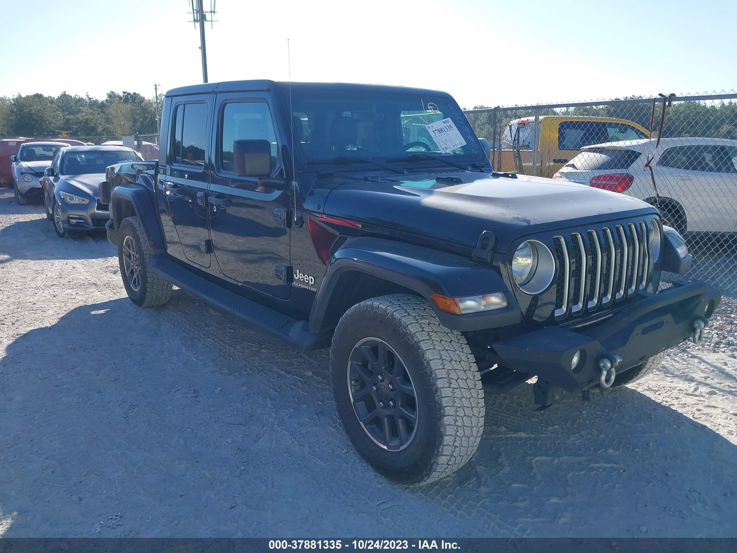 2020 Jeep Gladiator Overland vin: 1C6HJTFG6LL218296