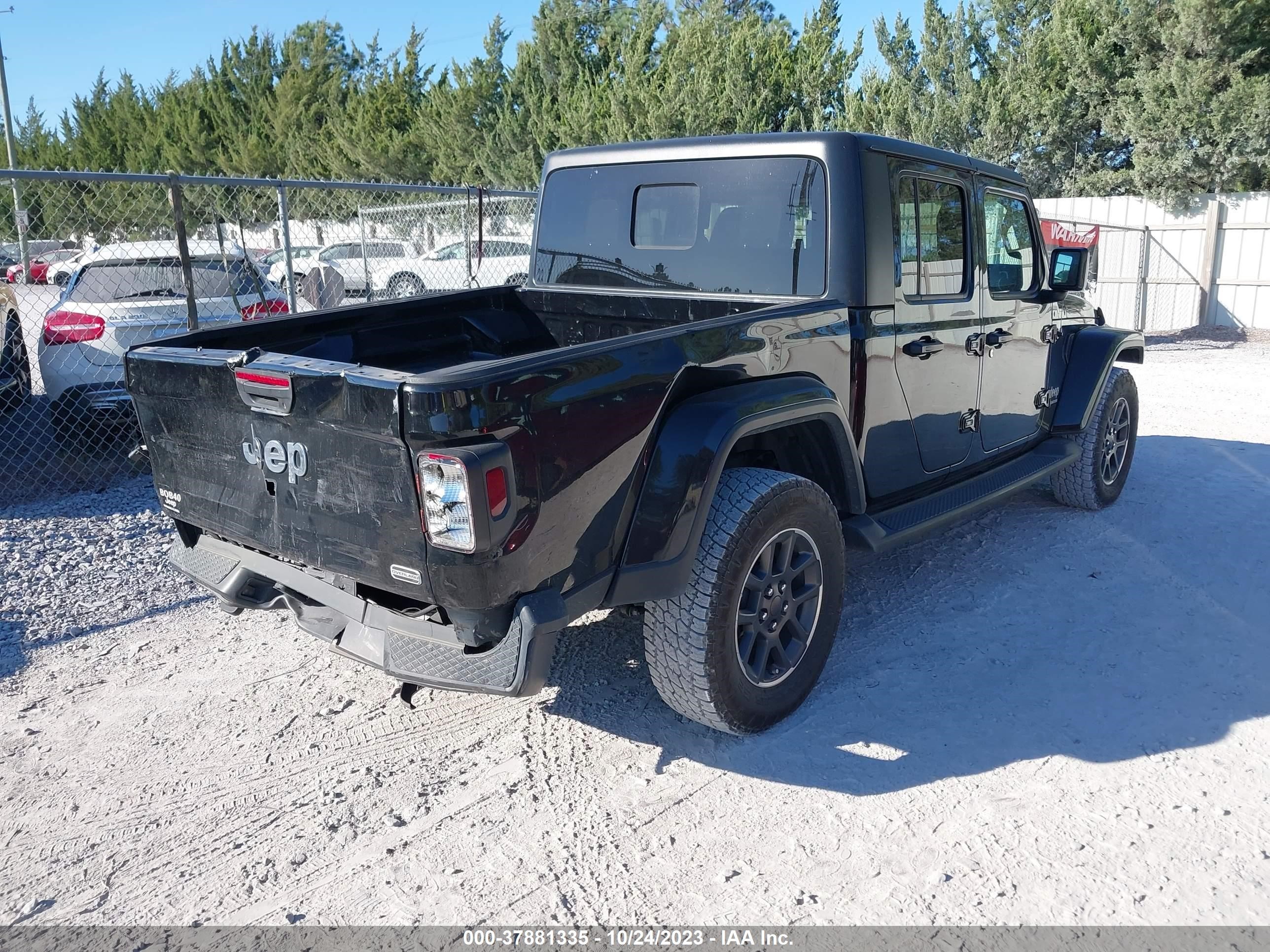 2020 Jeep Gladiator Overland vin: 1C6HJTFG6LL218296