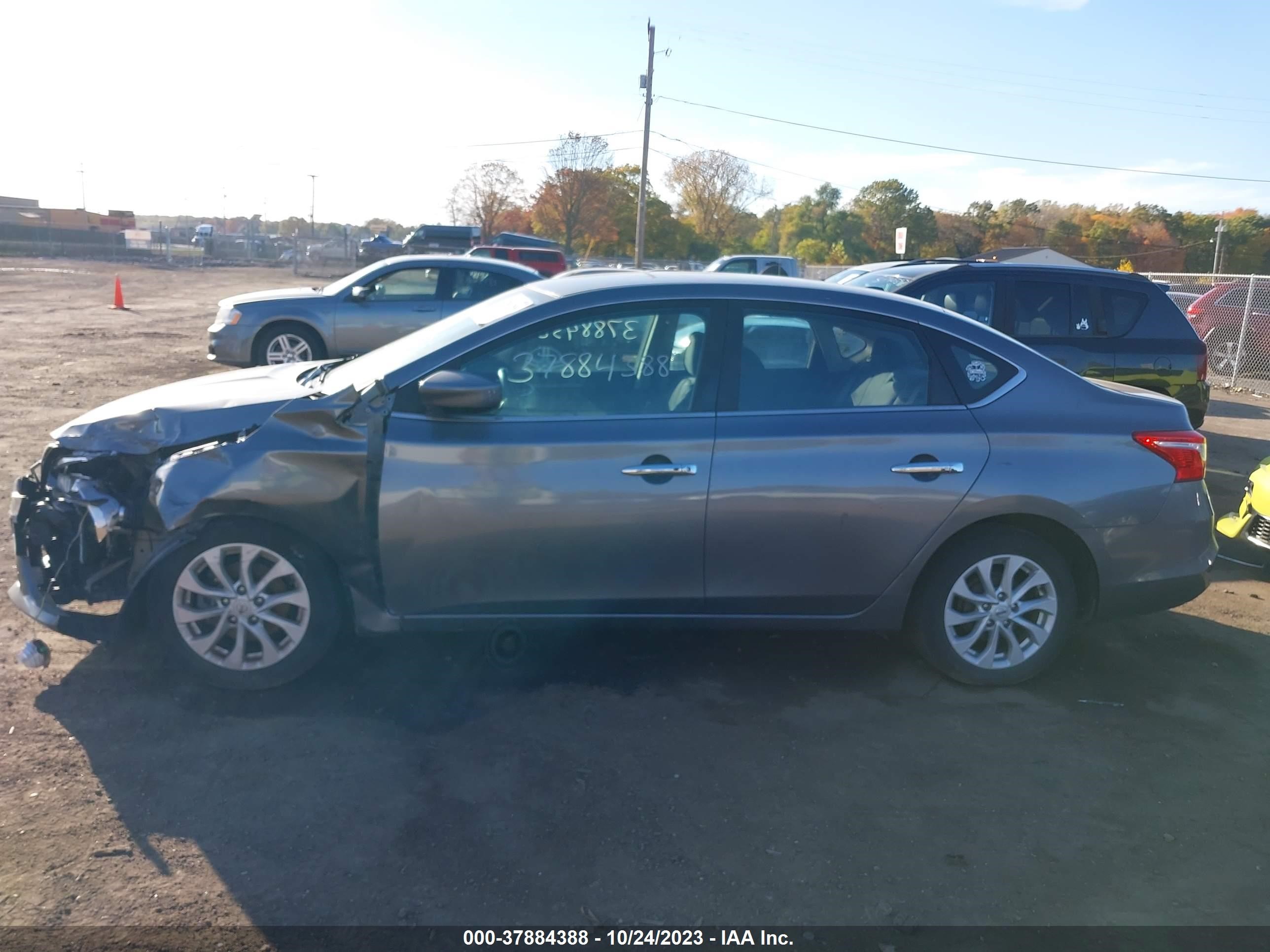 2018 Nissan Sentra Sv vin: 3N1AB7AP1JL649803