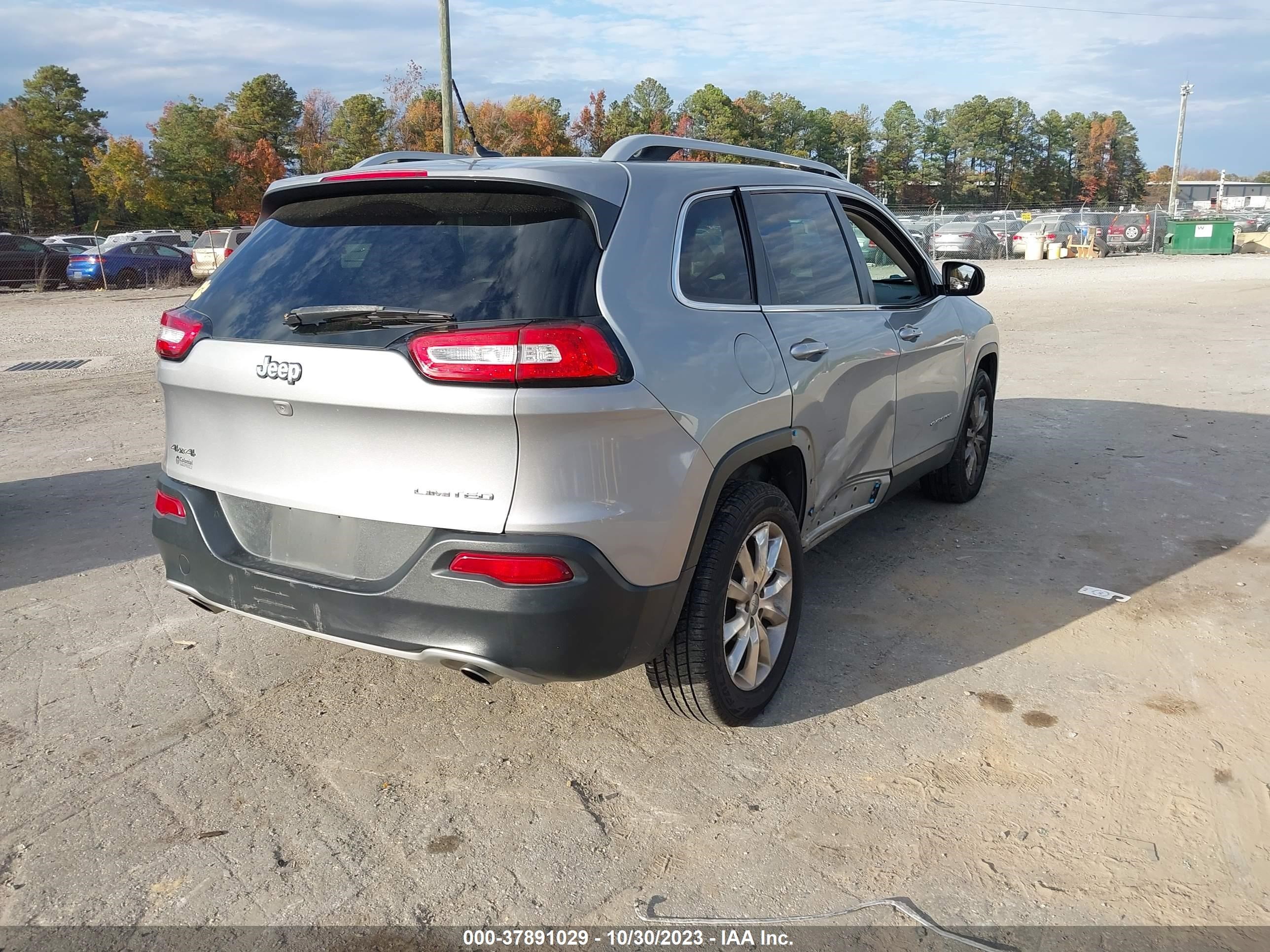 2014 Jeep Cherokee Limited vin: 1C4PJMDS6EW214395