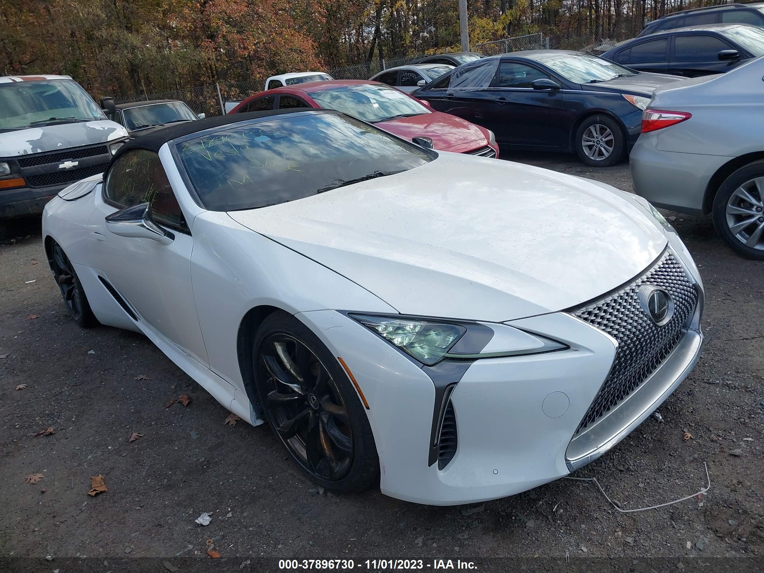 2021 Lexus Lc 500 vin: JTHKPAAYXMA104105