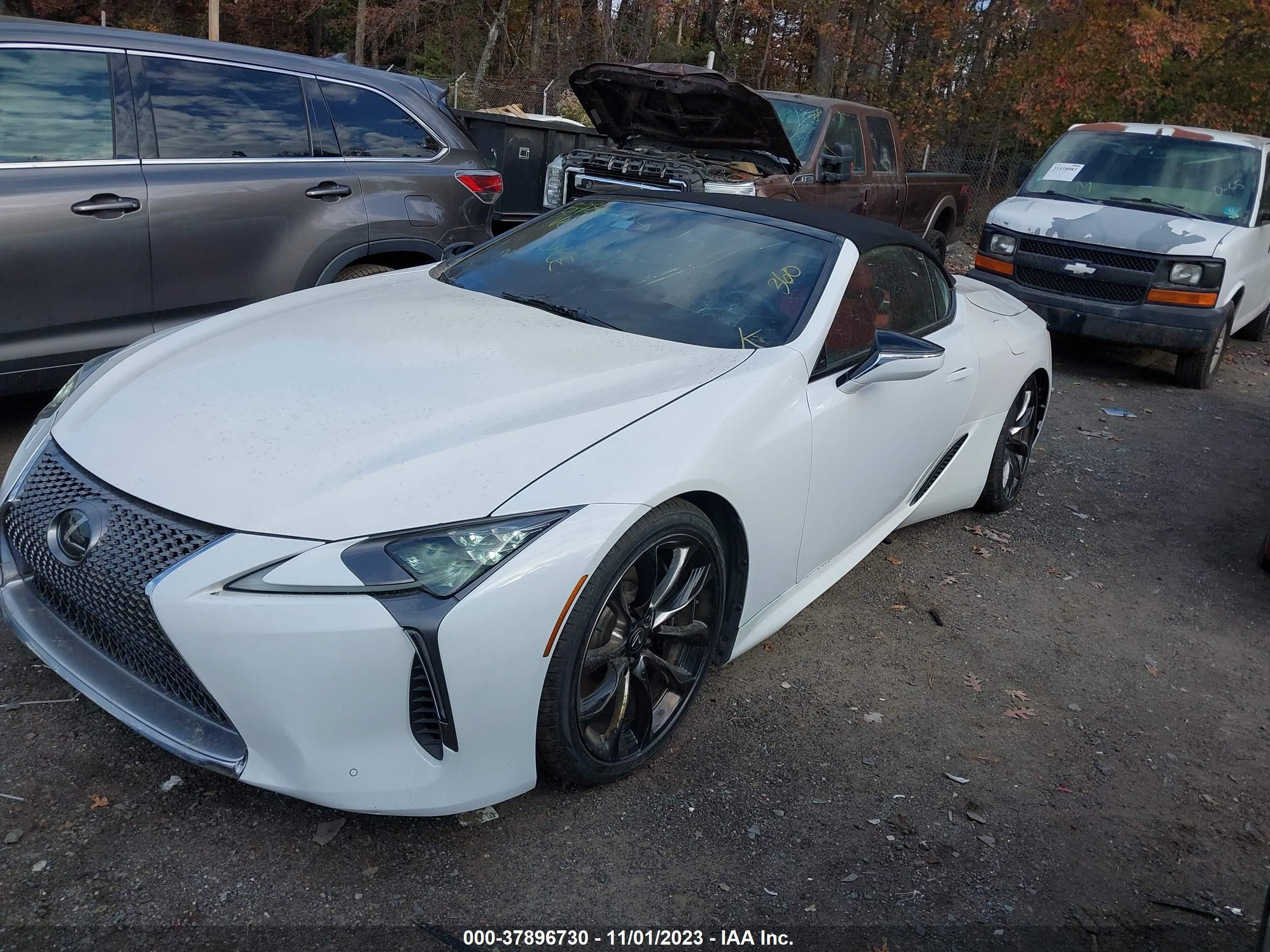 2021 Lexus Lc 500 vin: JTHKPAAYXMA104105