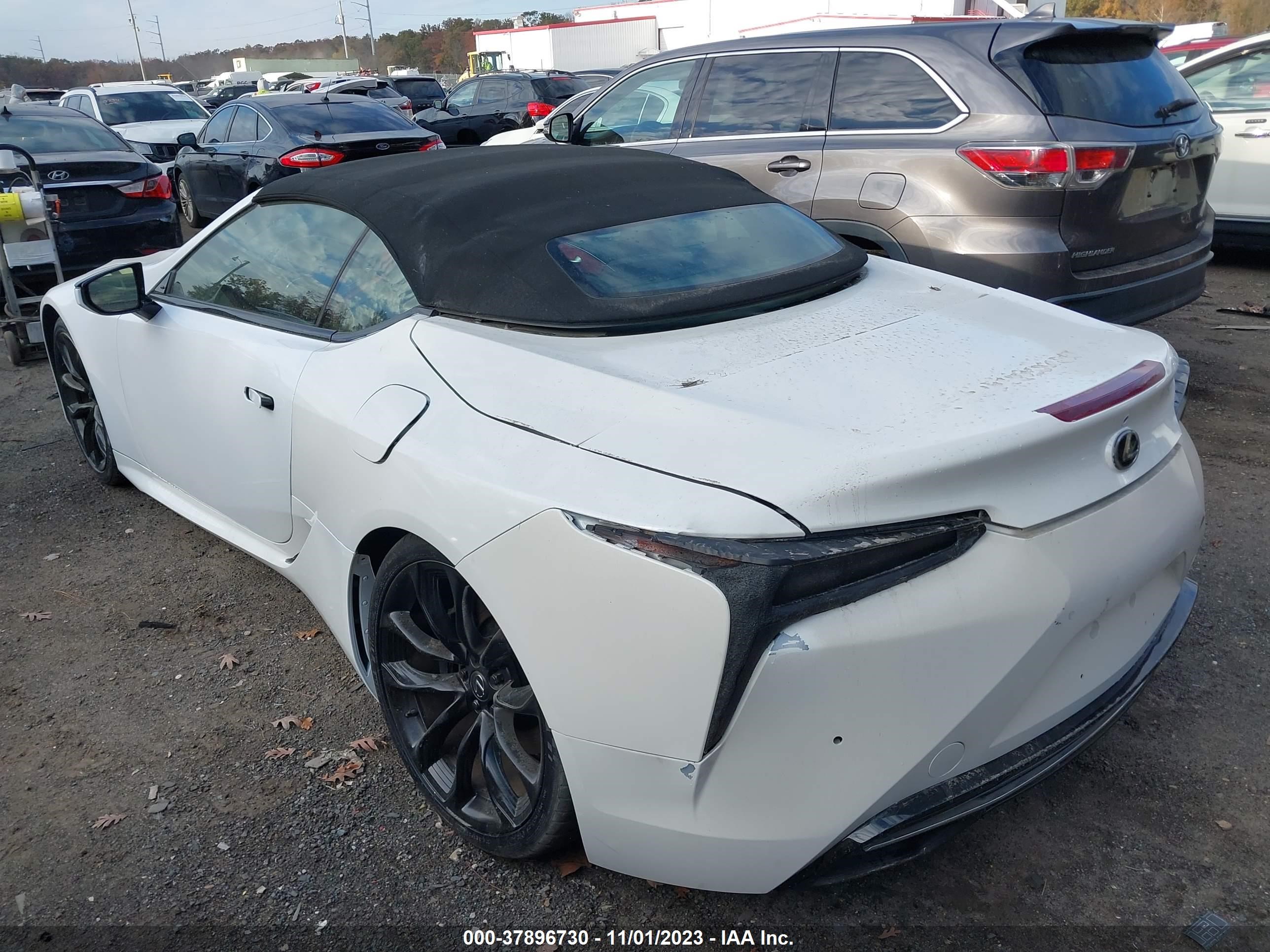 2021 Lexus Lc 500 vin: JTHKPAAYXMA104105