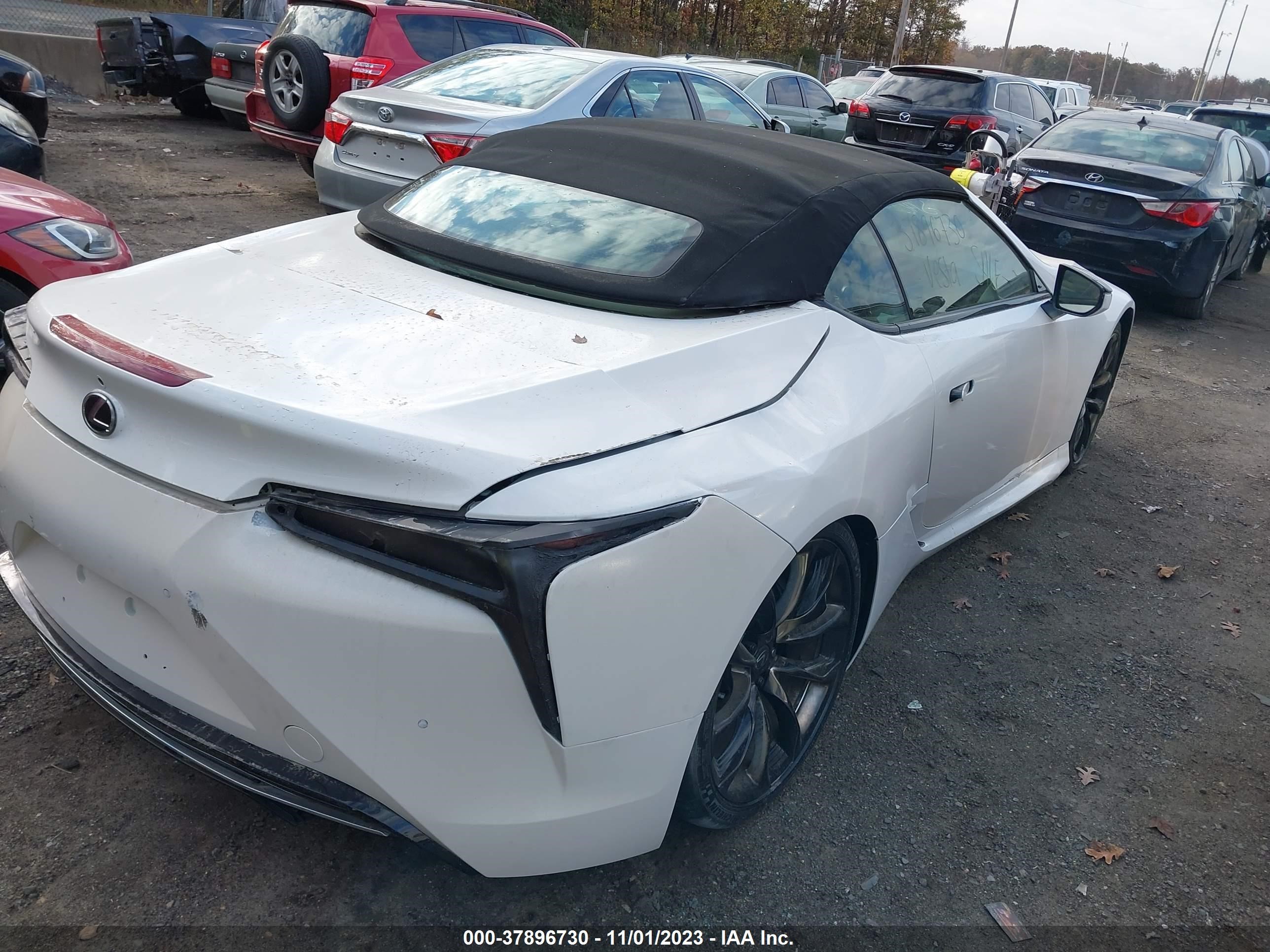 2021 Lexus Lc 500 vin: JTHKPAAYXMA104105