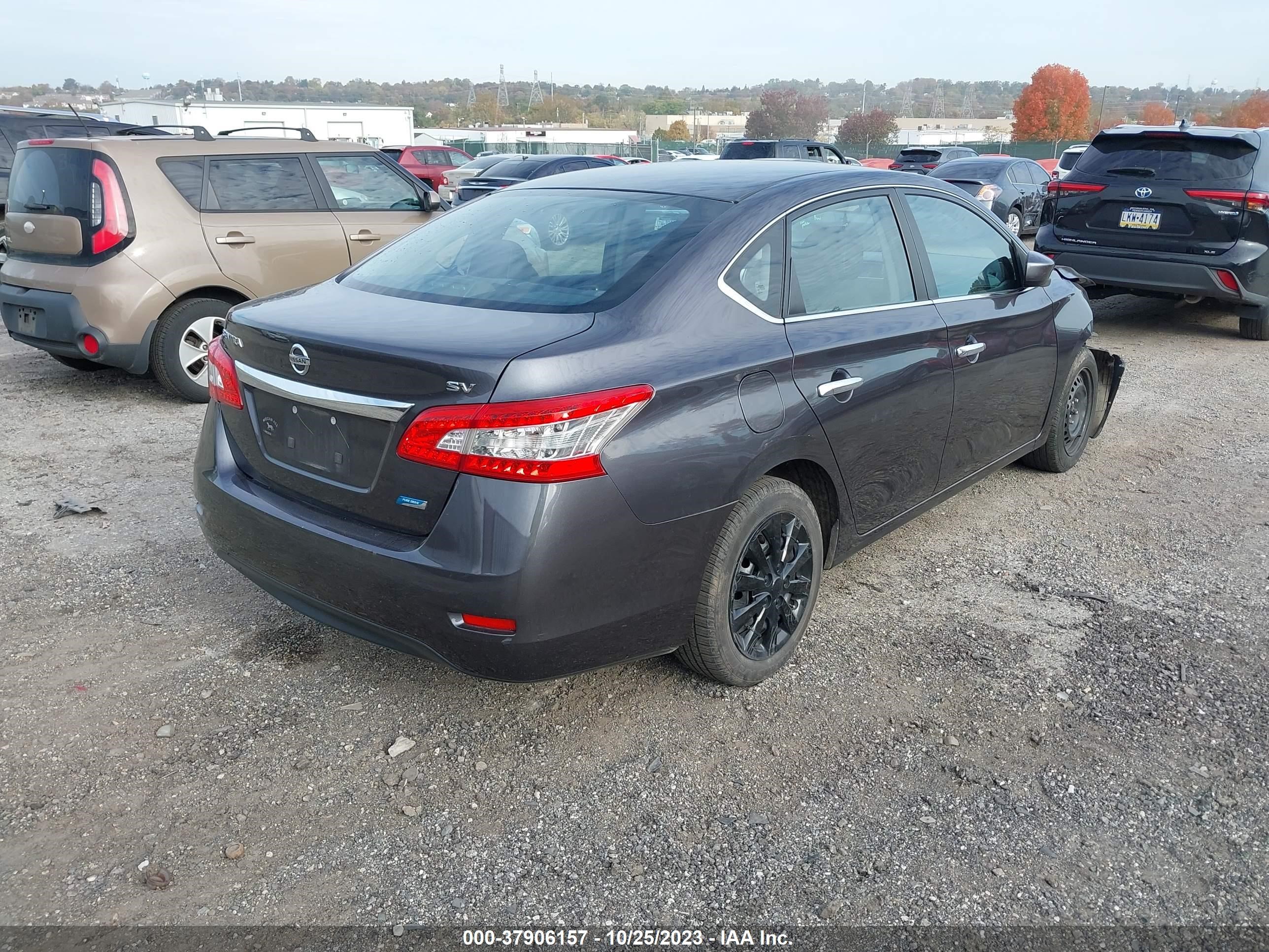 2014 Nissan Sentra Sv vin: 3N1AB7AP1EY254304