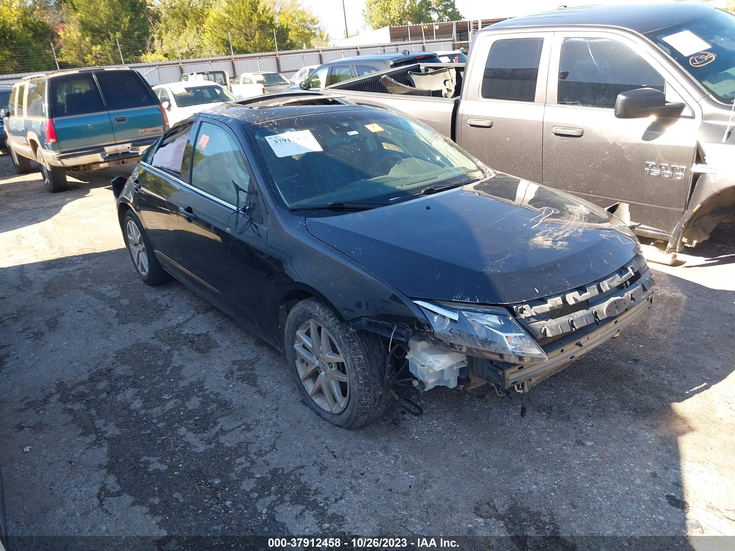 2012 Ford Fusion Sel vin: 3FAHP0JA8CR393097