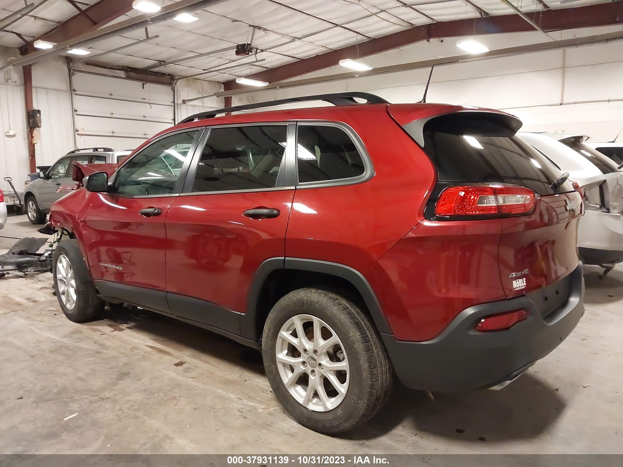 2016 Jeep Cherokee Sport vin: 1C4PJMAS4GW251212