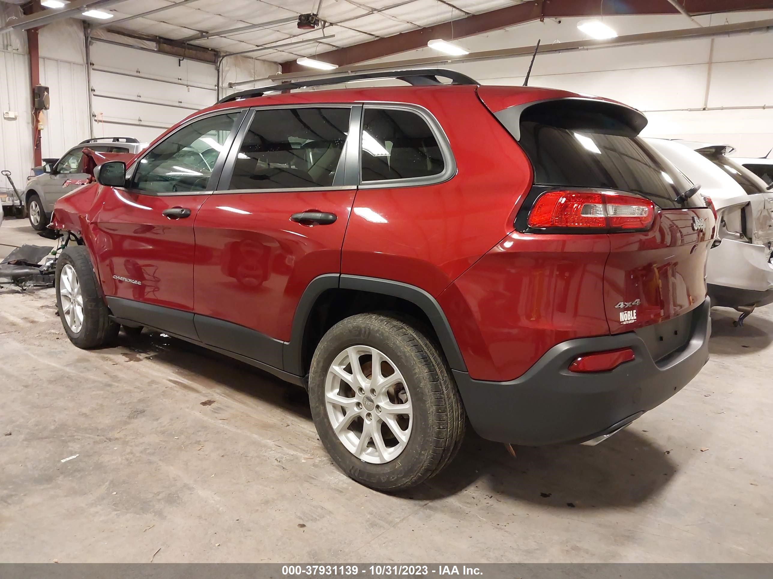 2016 Jeep Cherokee Sport vin: 1C4PJMAS4GW251212