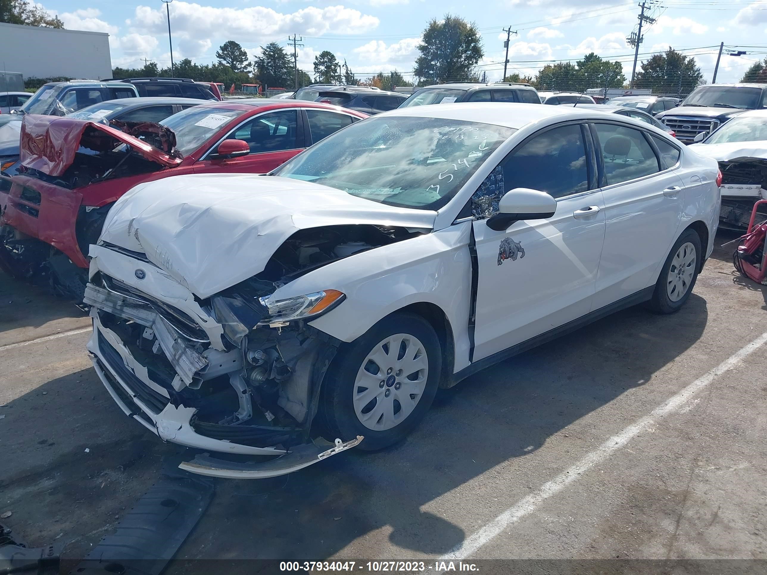 2014 Ford Fusion S vin: 1FA6P0G72E5351436