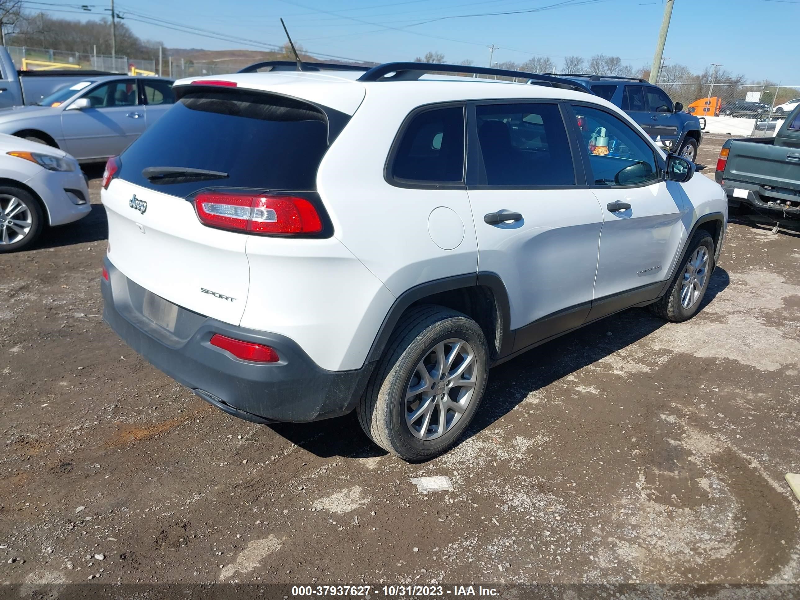 2016 Jeep Cherokee Sport vin: 1C4PJLAB8GW178212