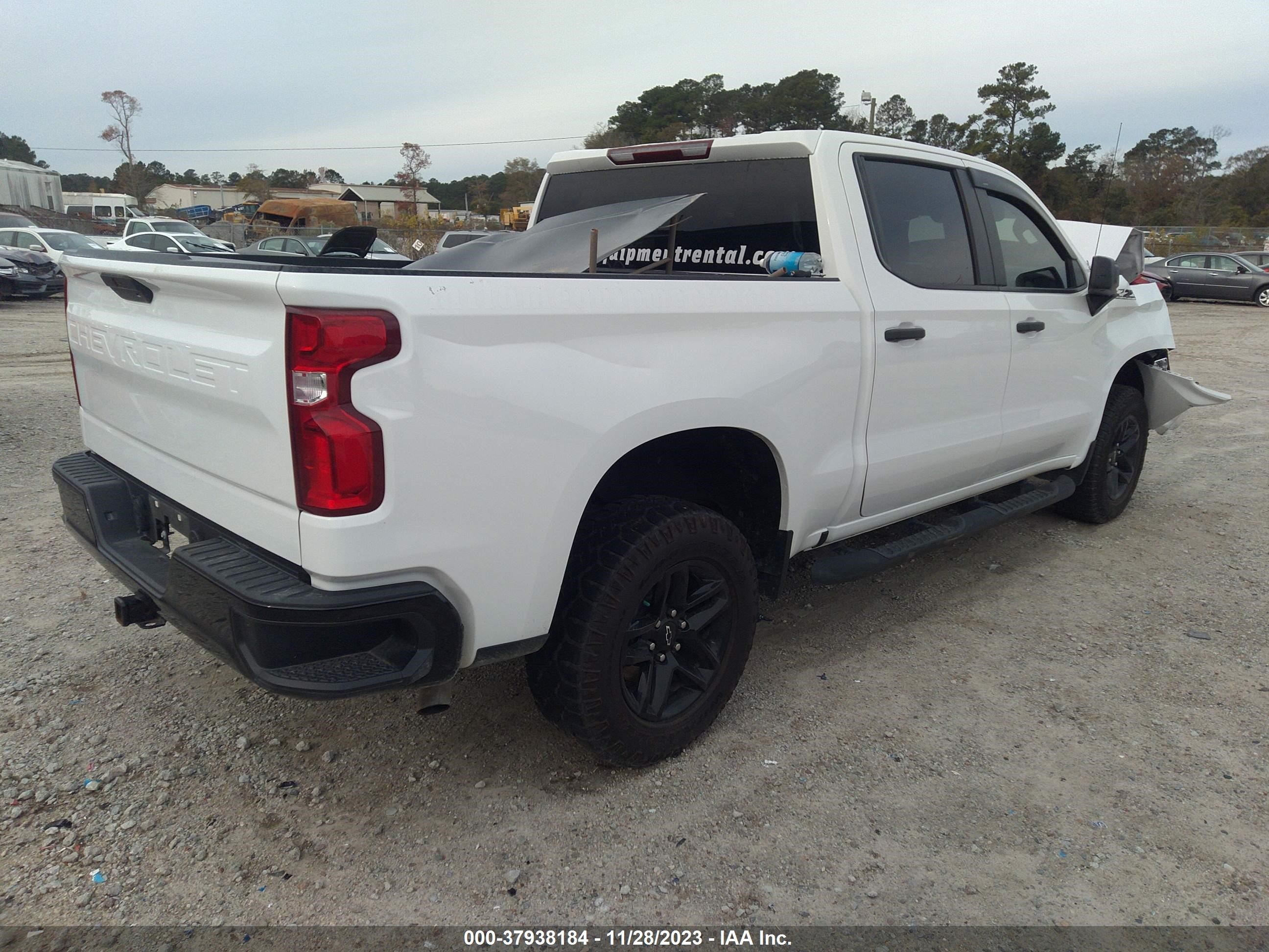 2022 Chevrolet Silverado 1500 Ltd 4Wd Short Bed Custom Trail Boss vin: 1GCPYCEK8NZ116908