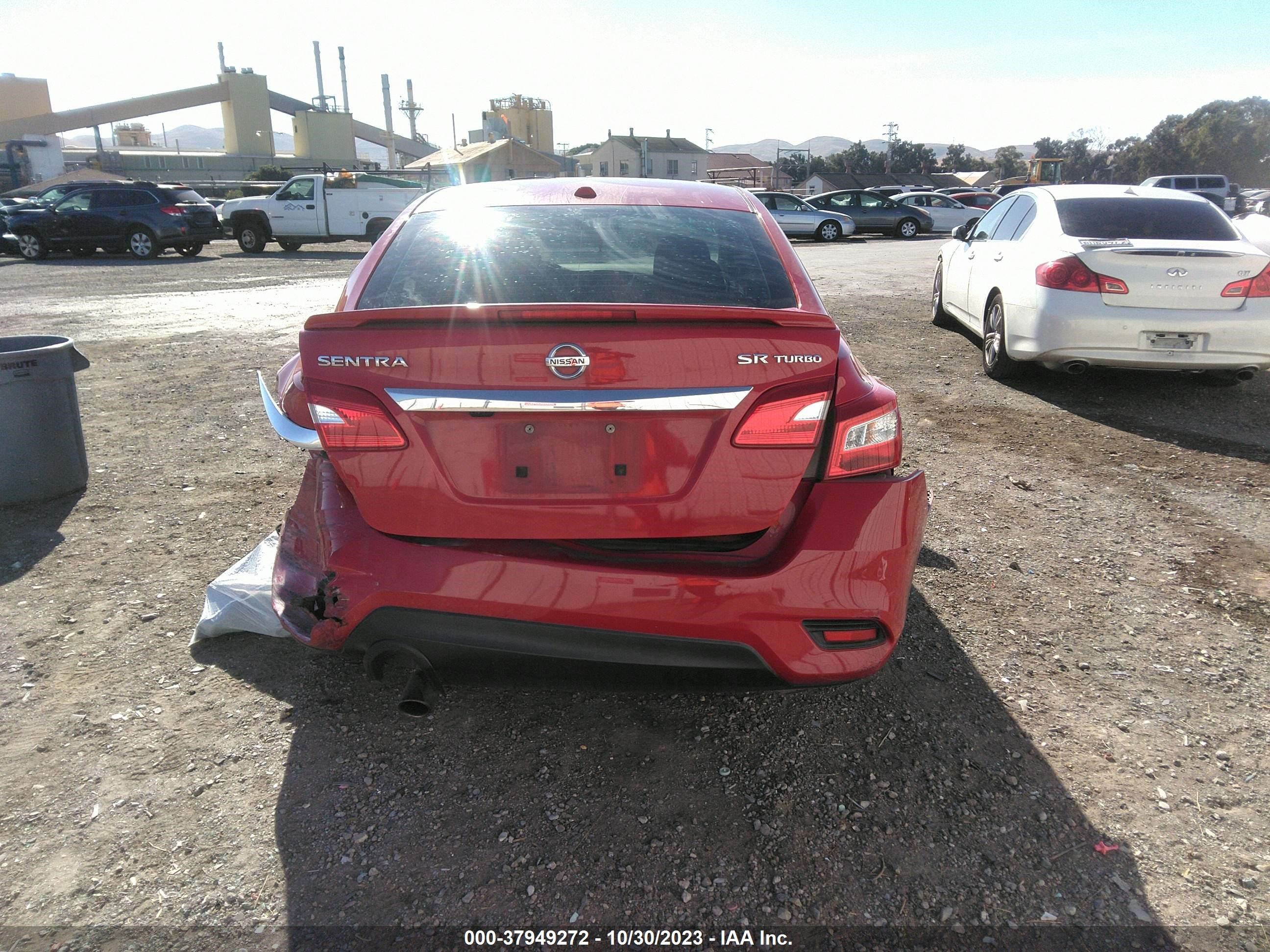 2018 Nissan Sentra Sr Turbo vin: 3N1CB7AP6JY217560