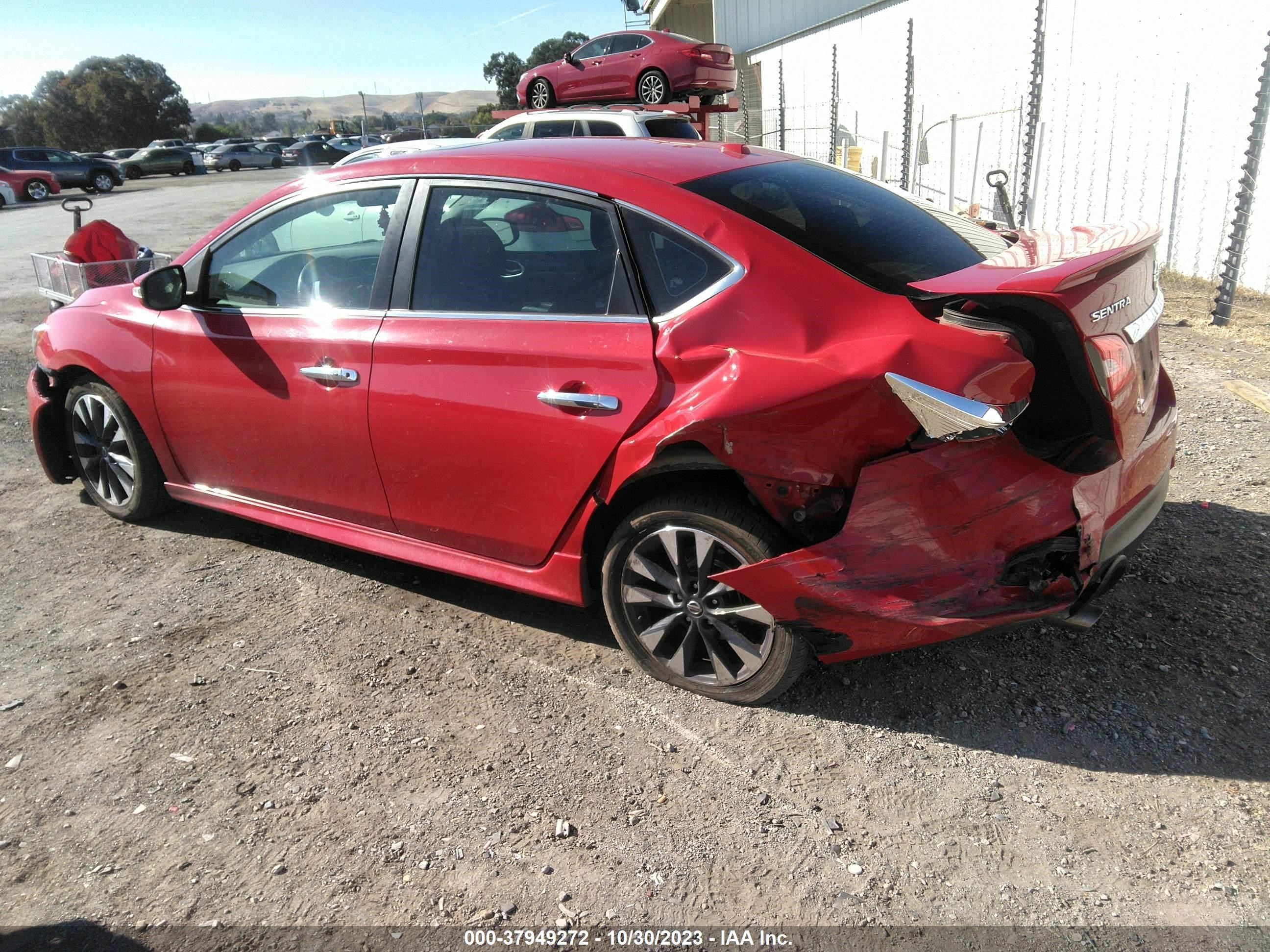 2018 Nissan Sentra Sr Turbo vin: 3N1CB7AP6JY217560