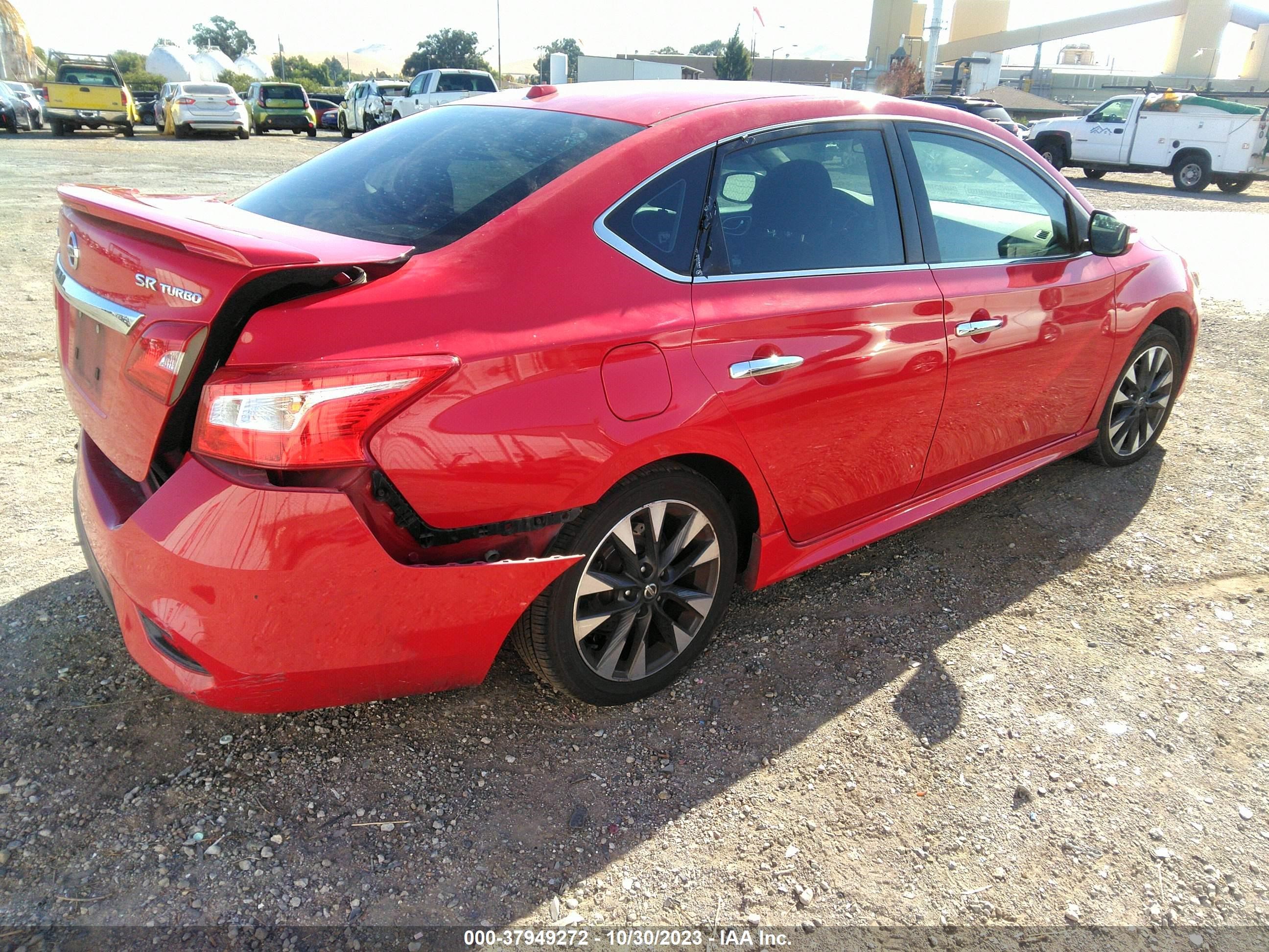 2018 Nissan Sentra Sr Turbo vin: 3N1CB7AP6JY217560