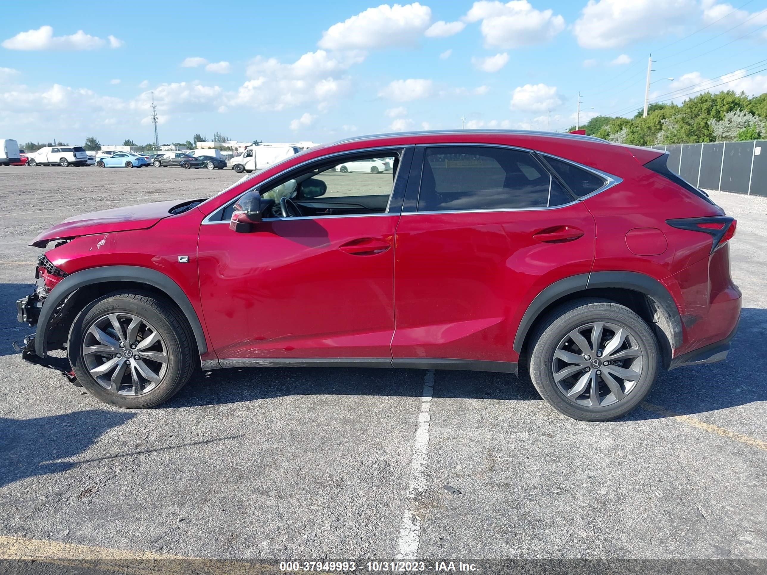 2020 Lexus Nx Nx 300 F Sport vin: JTJSARBZ9L5011122