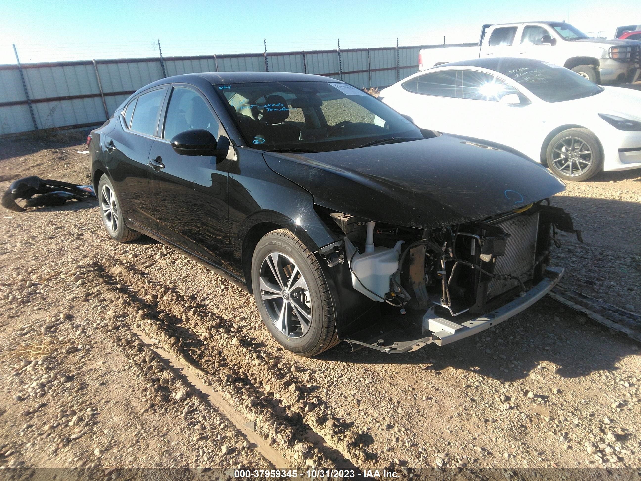 2022 Nissan Sentra Sv Xtronic Cvt vin: 3N1AB8CV9NY267416